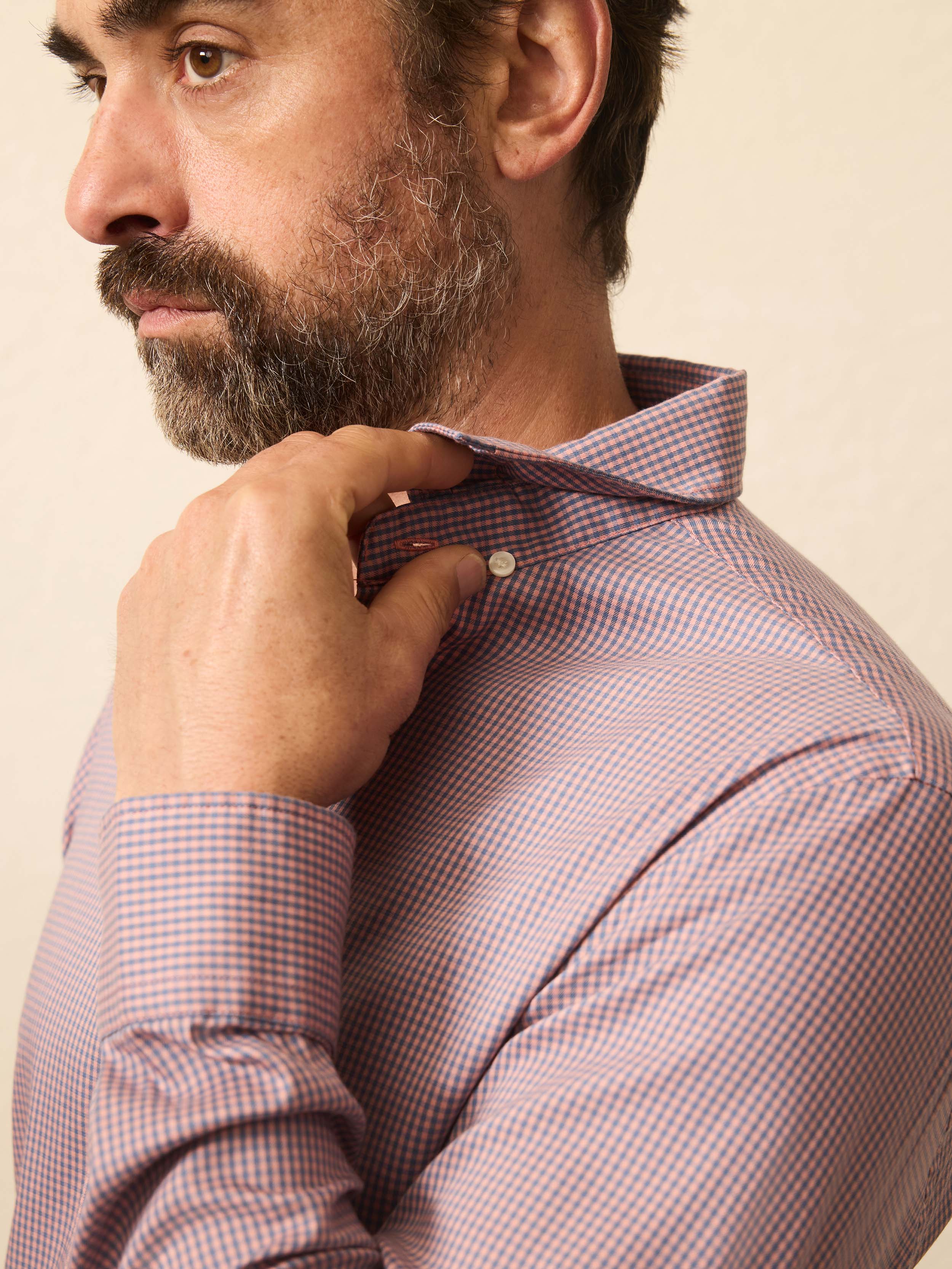 The Movement™ Shirt - Madder Shores Gingham | Faherty Brand