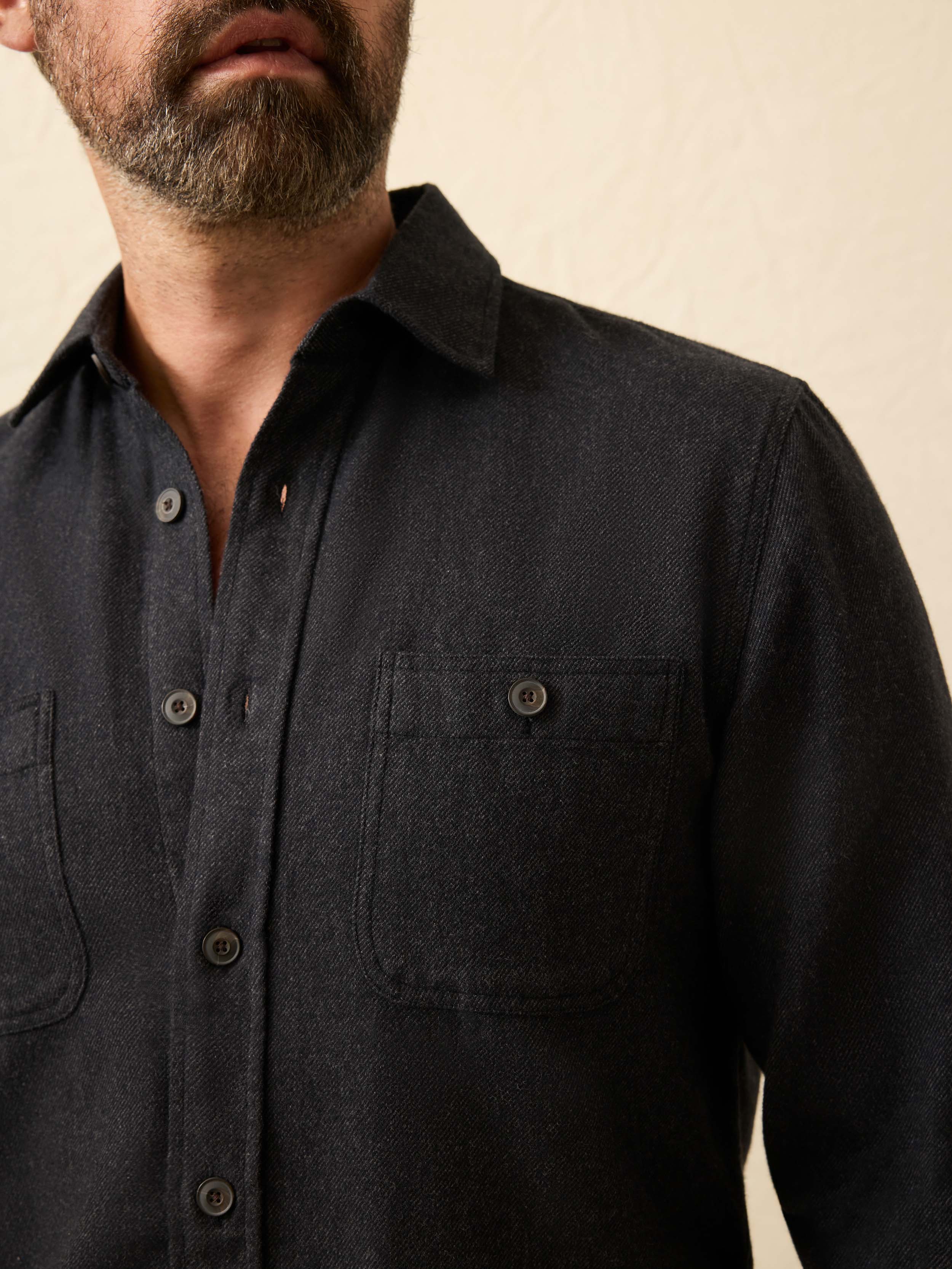 Heirloom Portuguese Flannel Shirt - Salema Storm | Faherty Brand