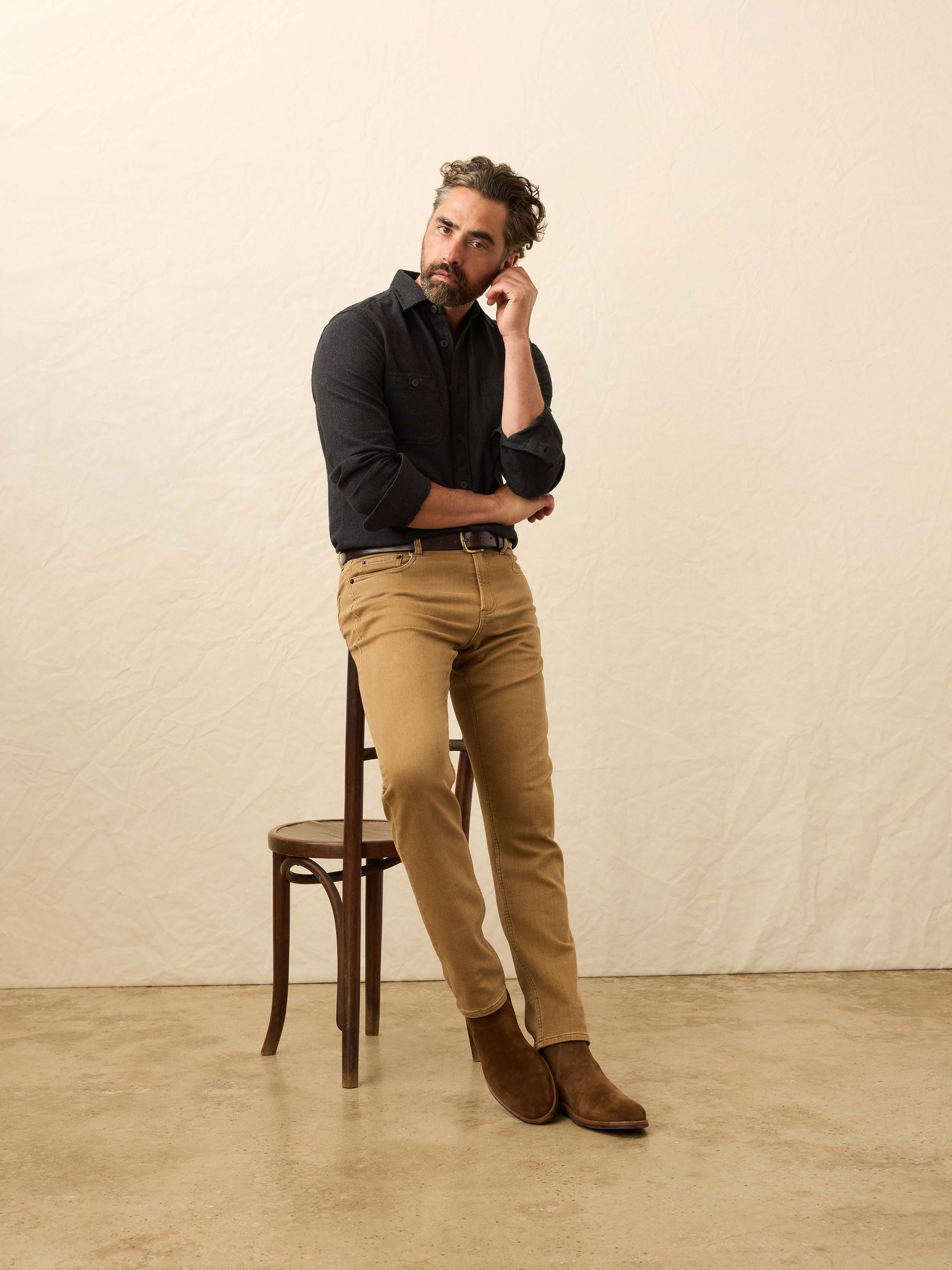Heirloom Portuguese Flannel Shirt - Salema Storm | Faherty Brand