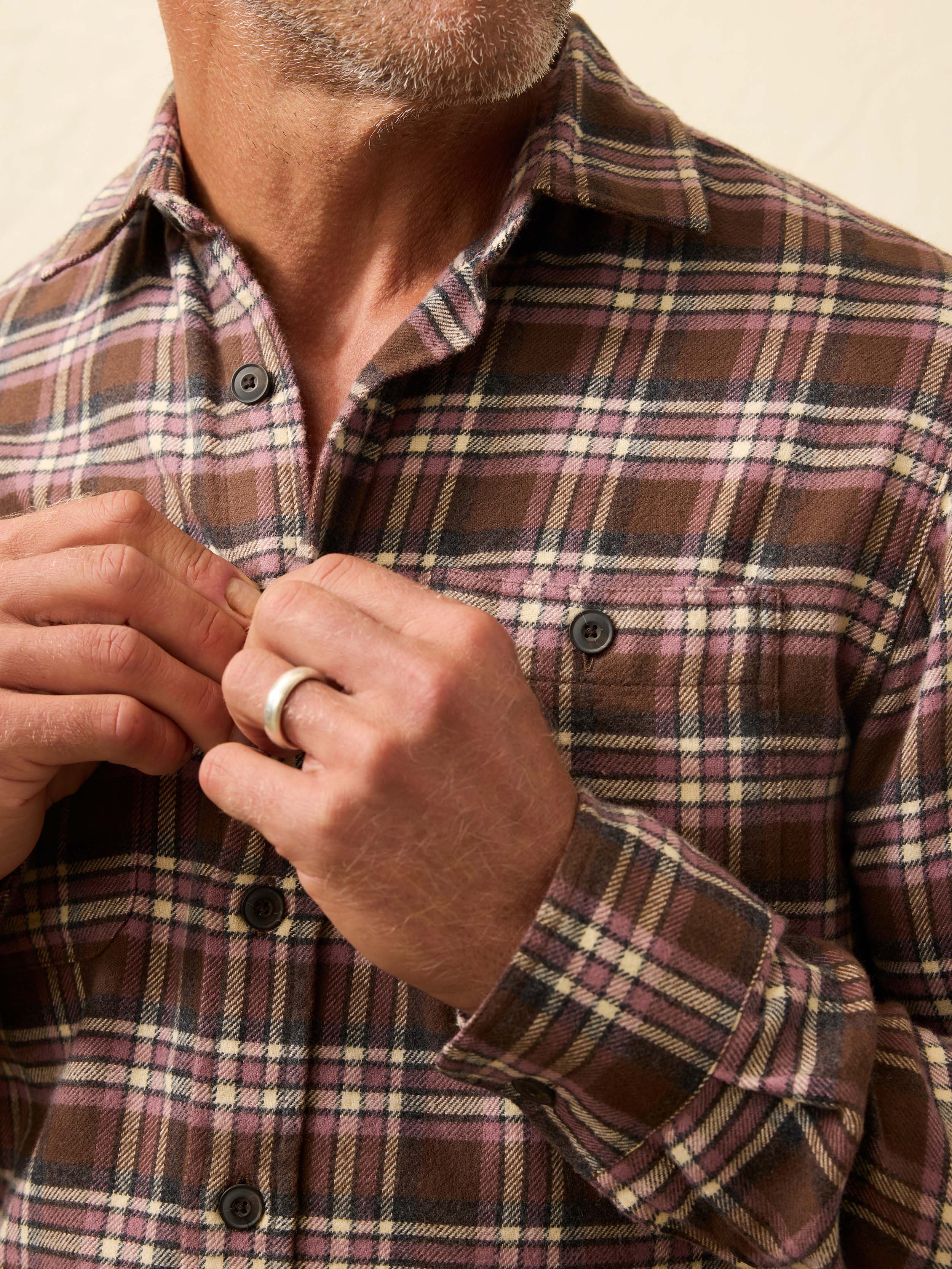Heirloom Portuguese Flannel Shirt - Manta Rota Plaid | Faherty Brand