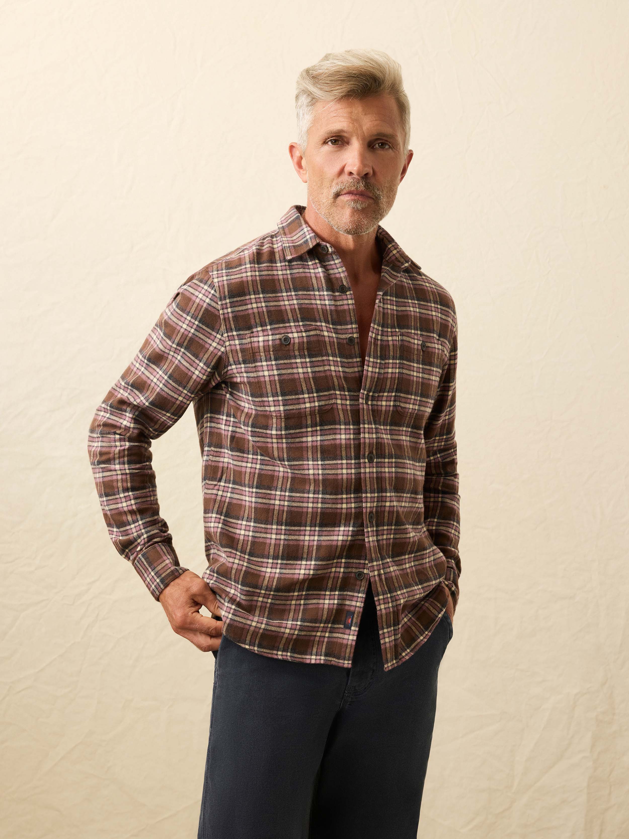 Heirloom Portuguese Flannel Shirt - Manta Rota Plaid | Faherty Brand