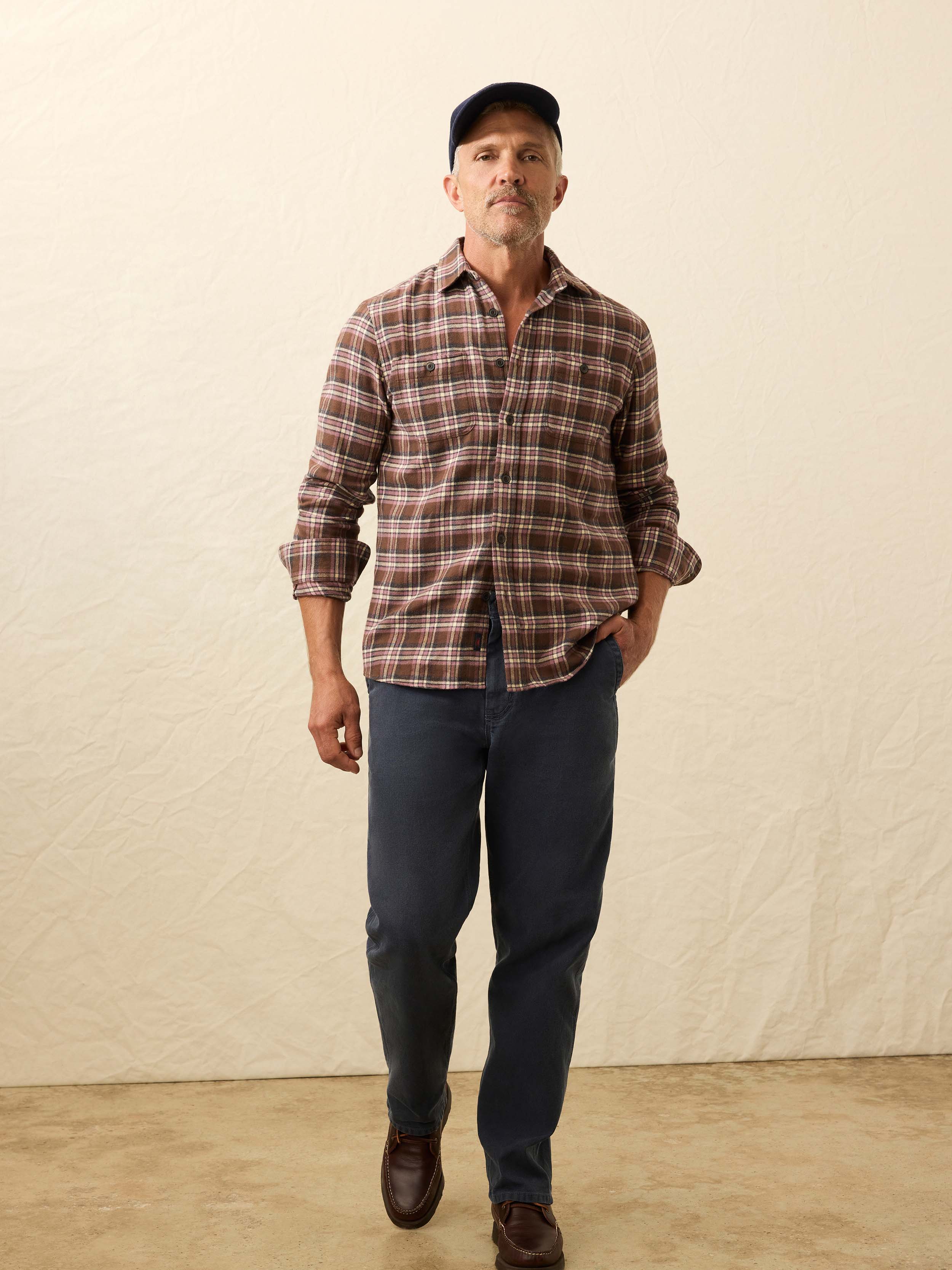 Heirloom Portuguese Flannel Shirt - Manta Rota Plaid | Faherty Brand