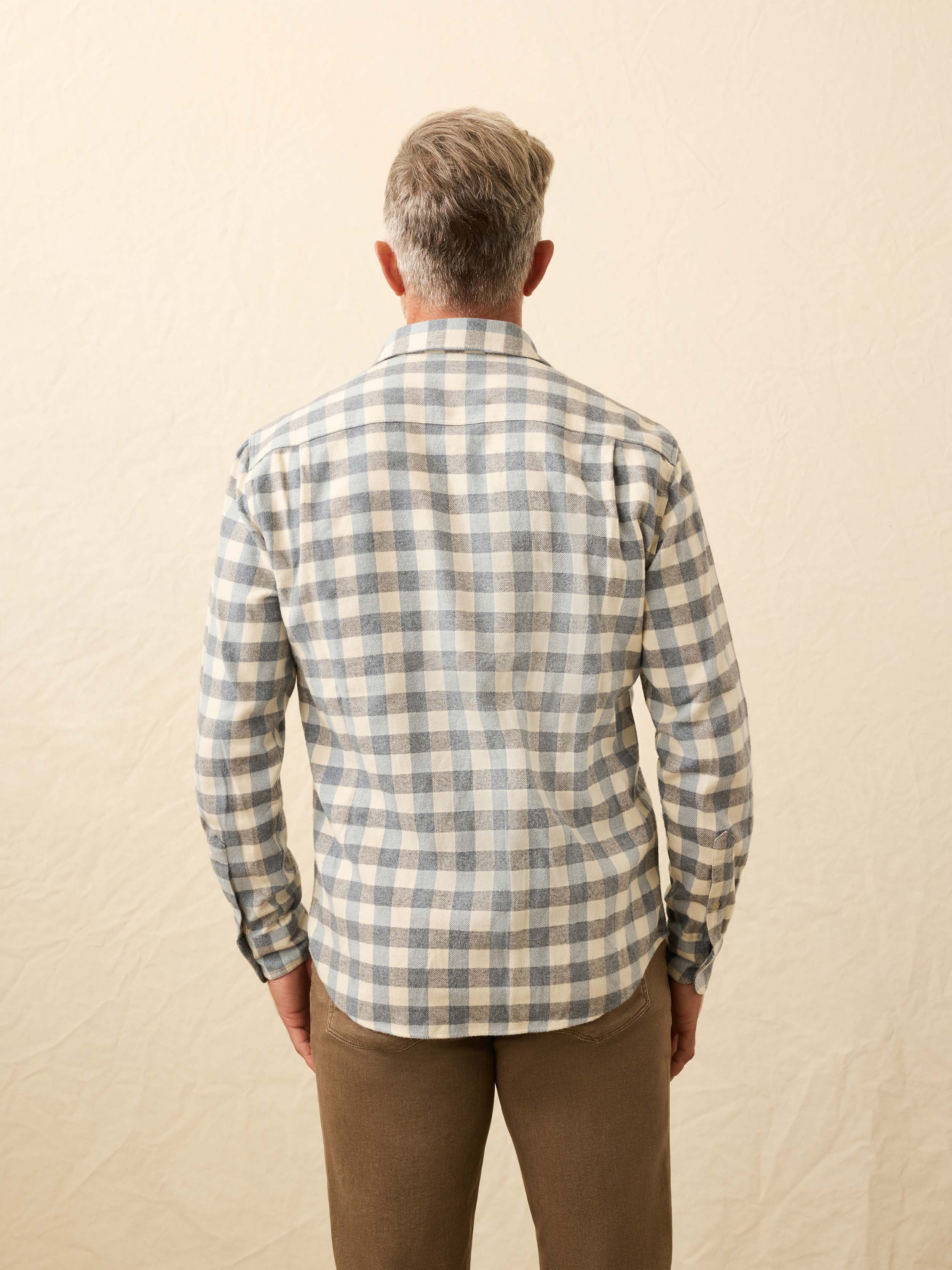 Heirloom Portuguese Flannel Shirt - Samarra Beach Buffalo | Faherty Brand