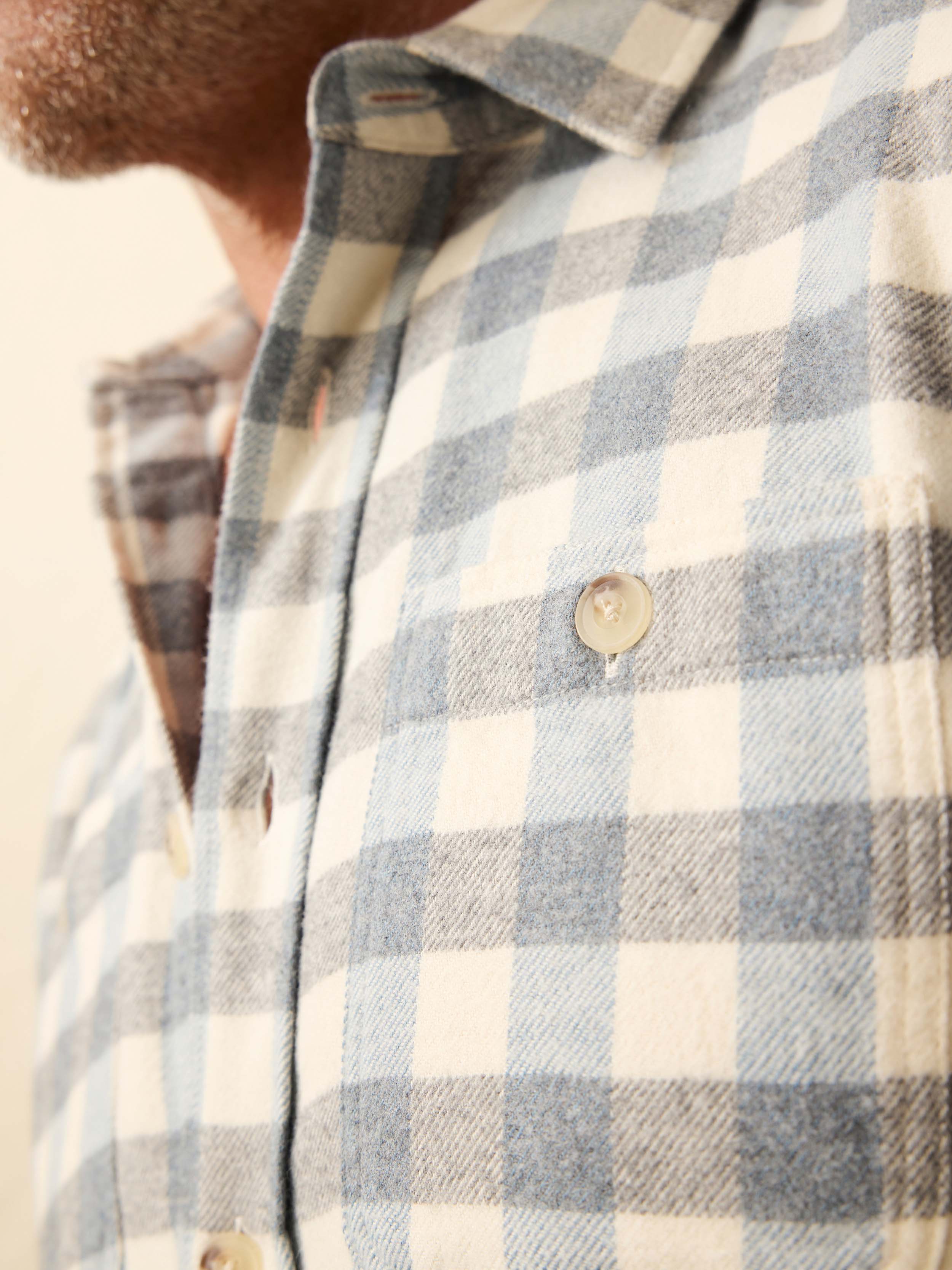 Heirloom Portuguese Flannel Shirt - Samarra Beach Buffalo | Faherty Brand