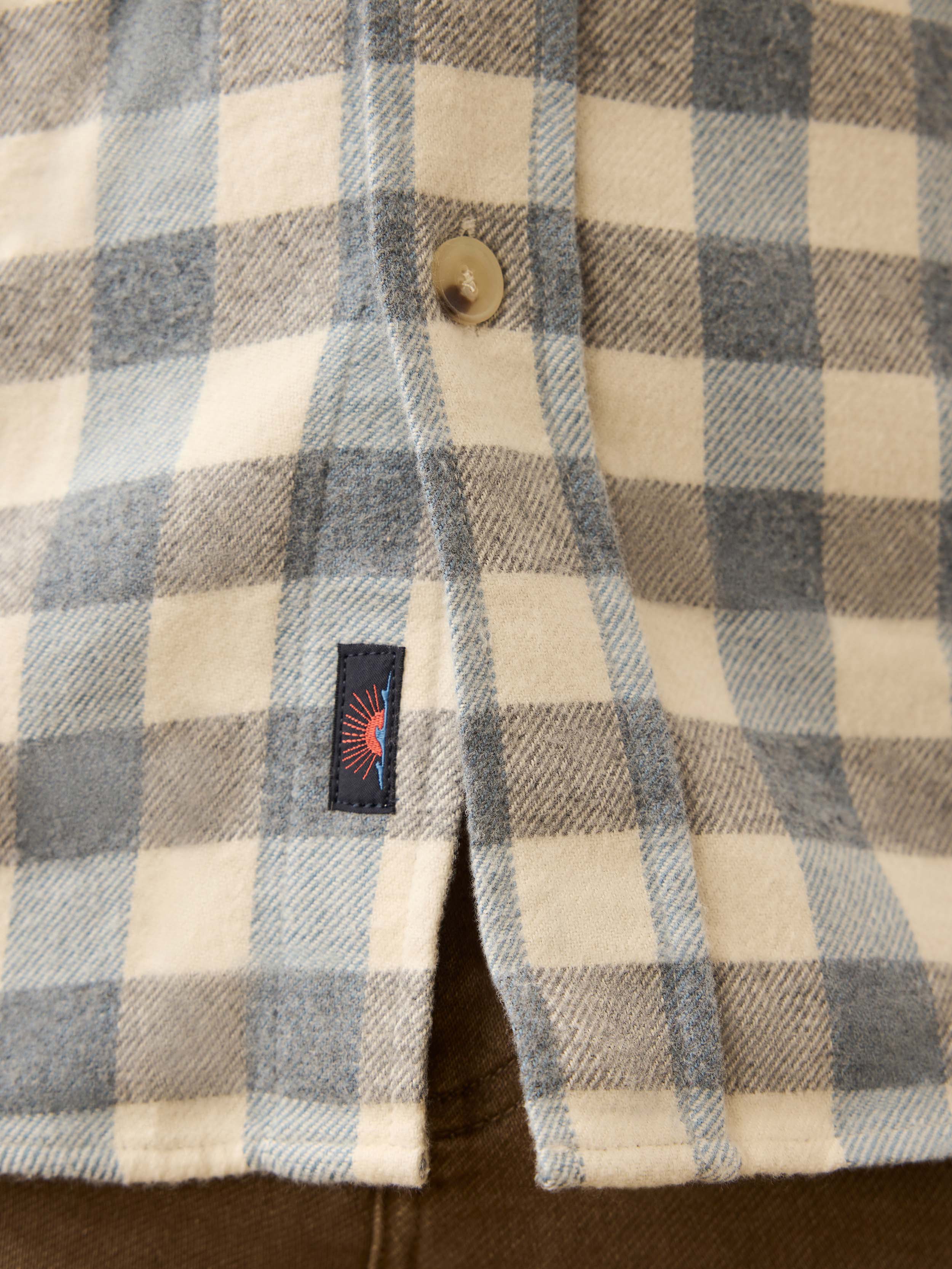 Heirloom Portuguese Flannel Shirt - Samarra Beach Buffalo | Faherty Brand