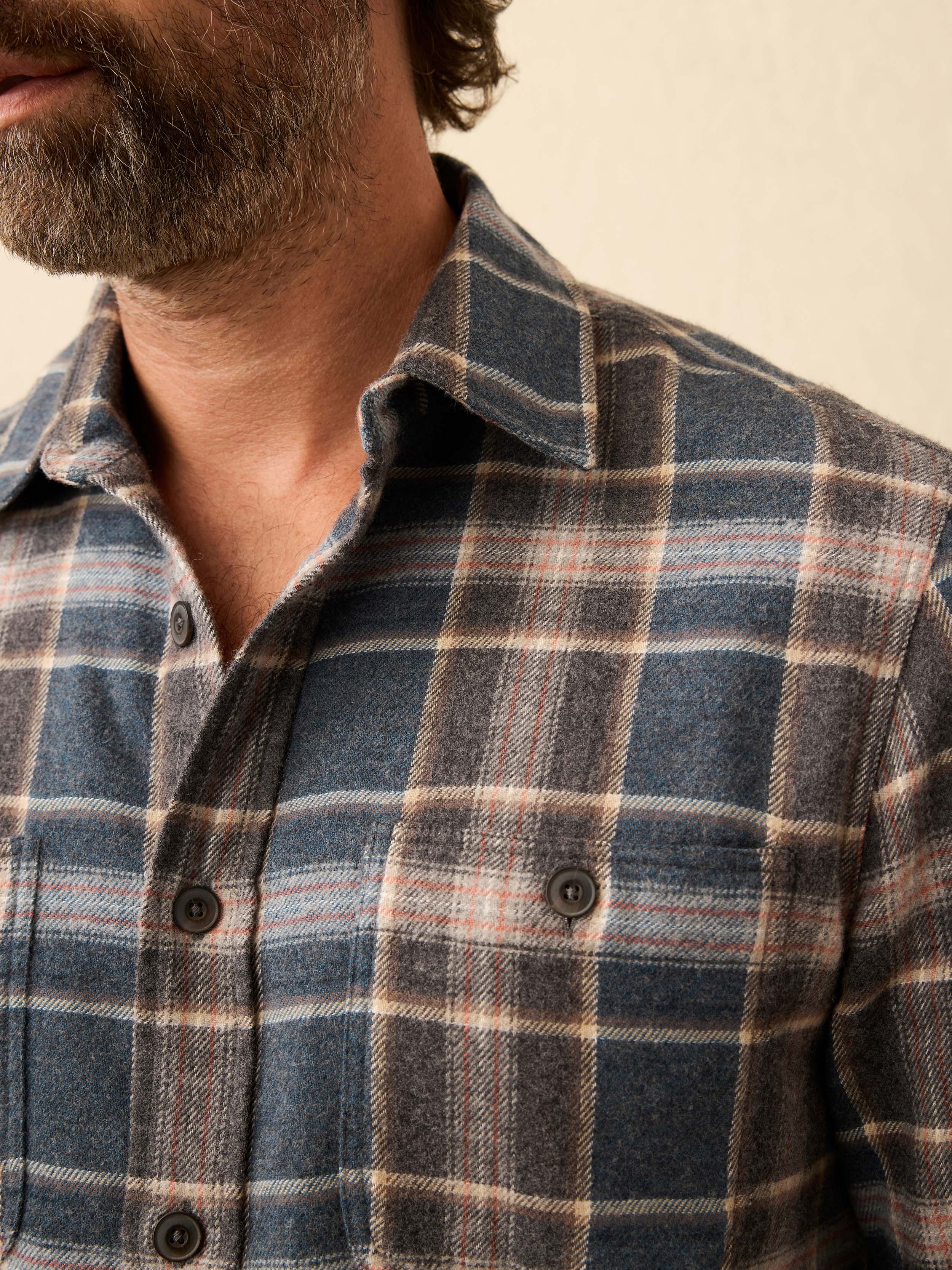 Heirloom Portuguese Flannel Shirt - Santa Cruz Plaid | Faherty Brand