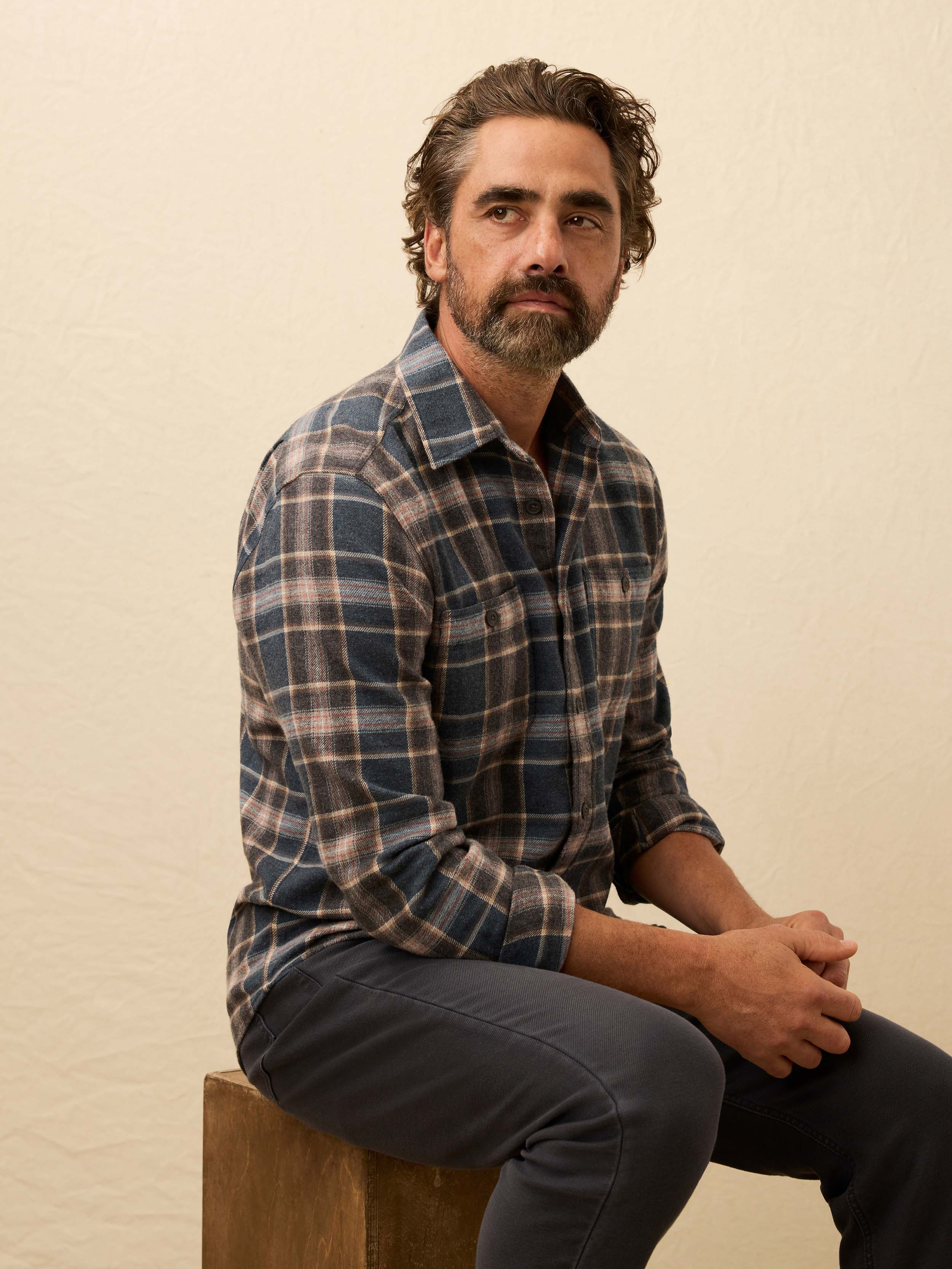 Heirloom Portuguese Flannel Shirt - Santa Cruz Plaid | Faherty Brand