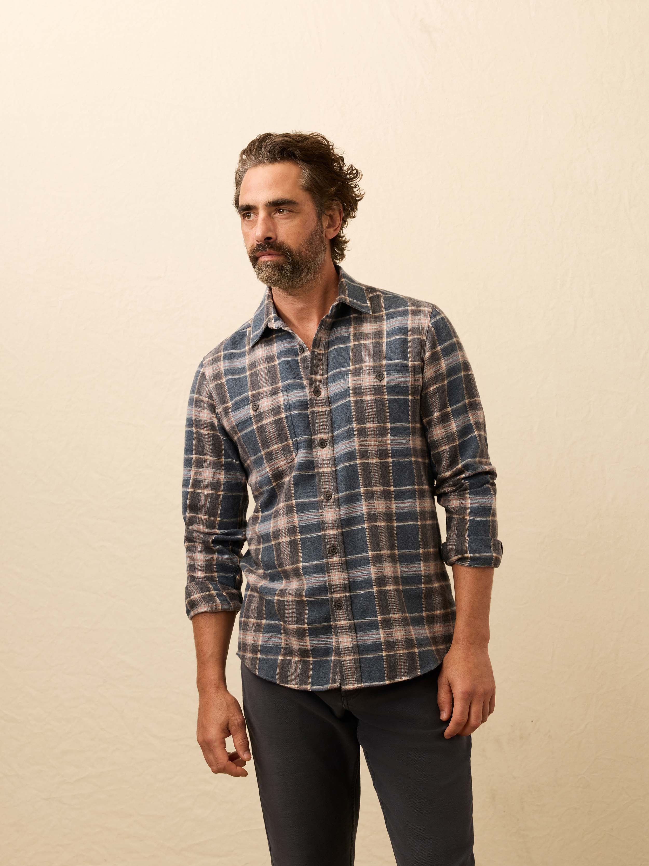 Heirloom Portuguese Flannel Shirt - Santa Cruz Plaid | Faherty Brand