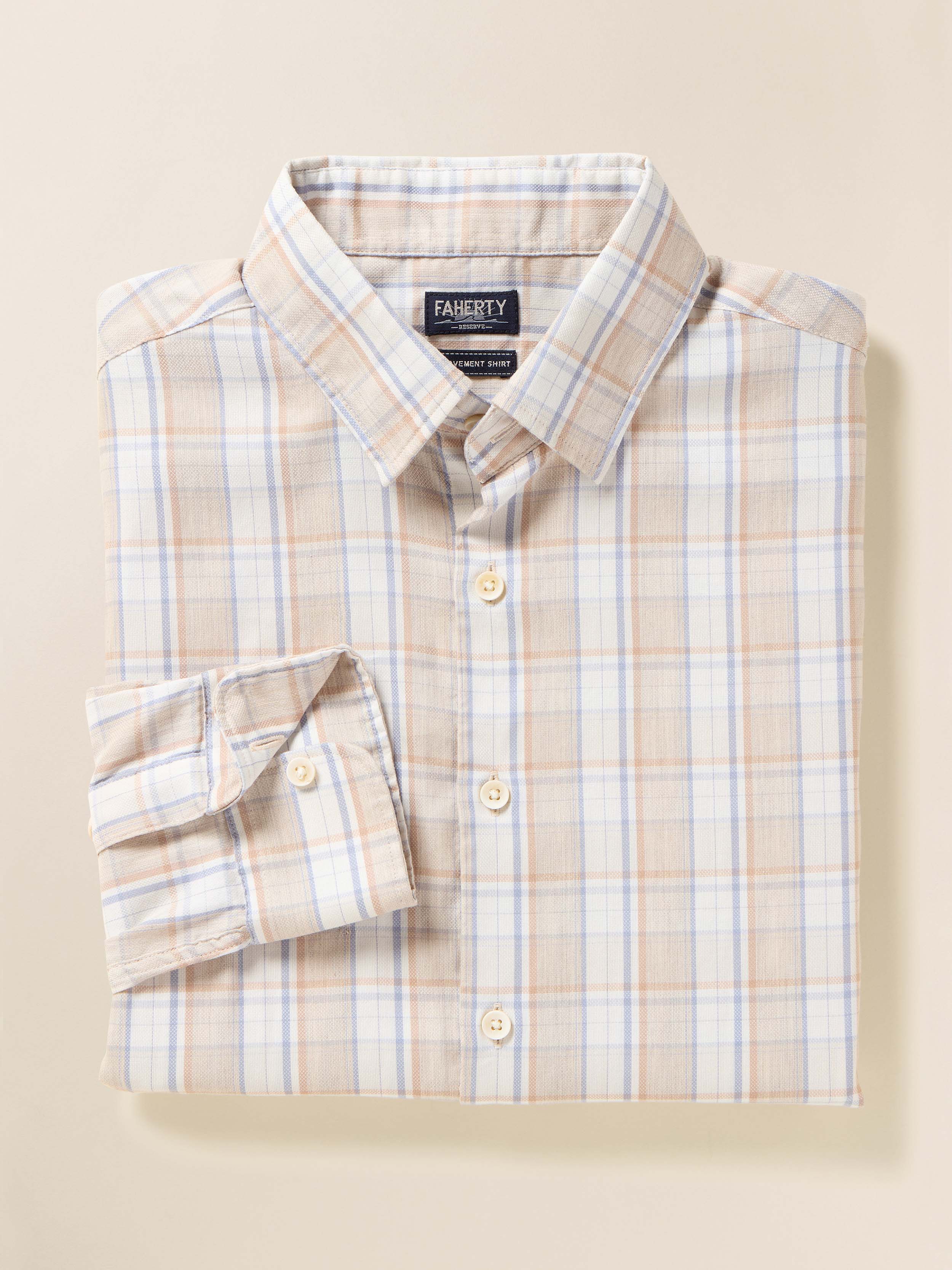 Movement™ Monterey Shirt - Bear Sands Plaid | Faherty Brand