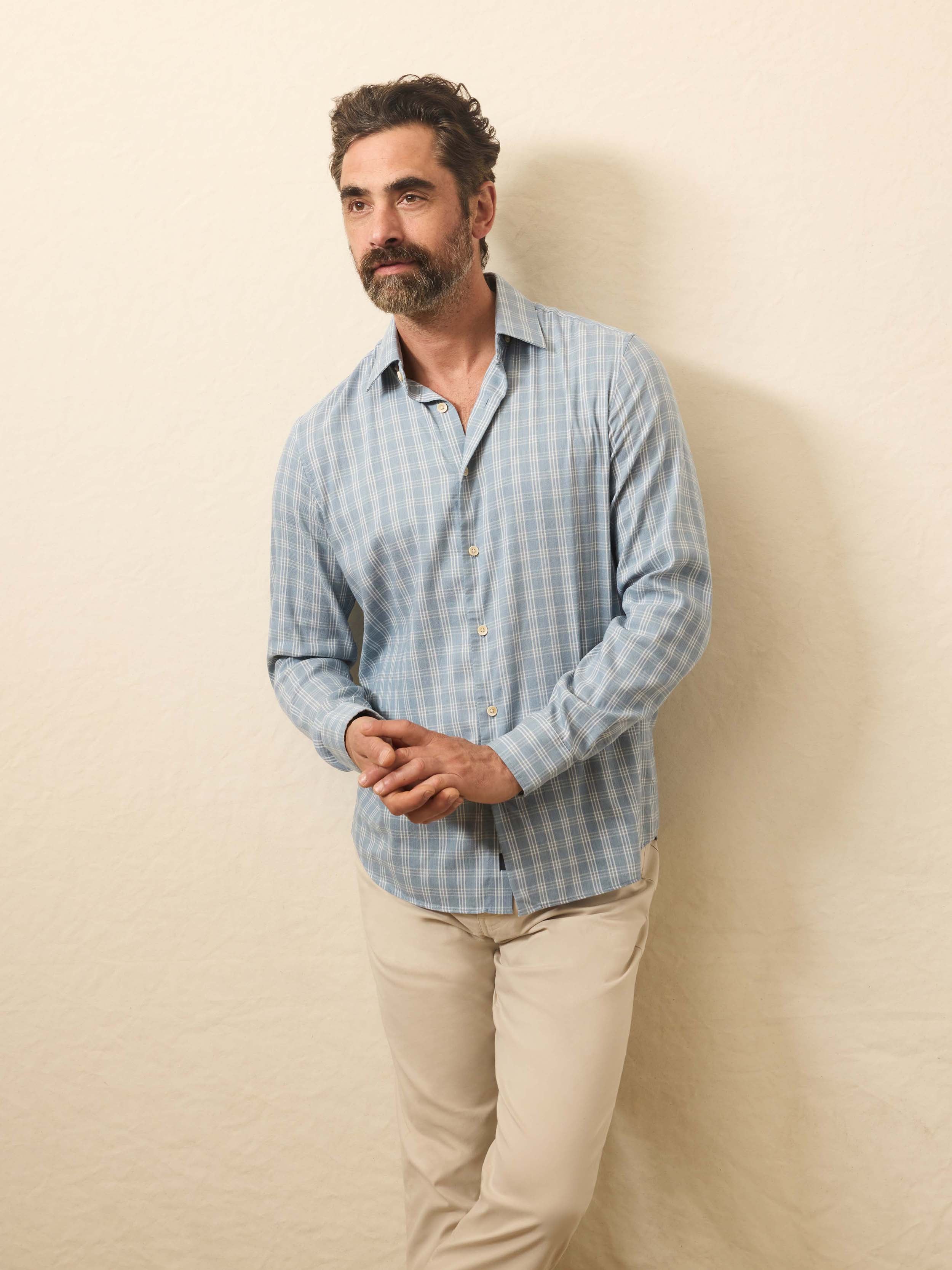 Movement™ Monterey Shirt - South Island Plaid | Faherty Brand