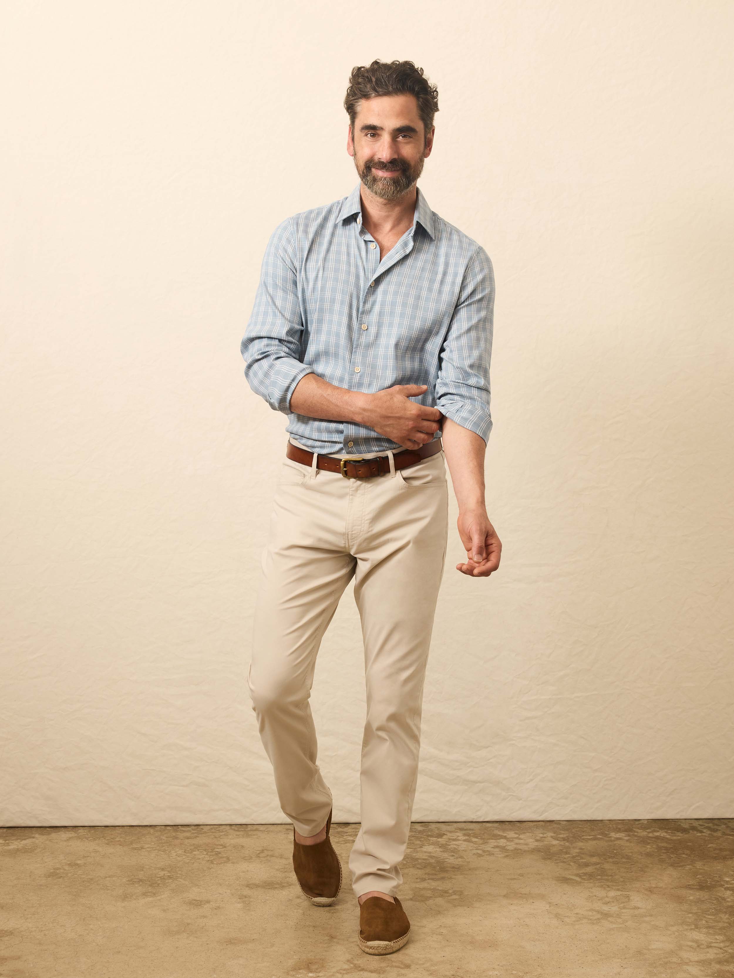 Movement™ Monterey Shirt - South Island Plaid | Faherty Brand