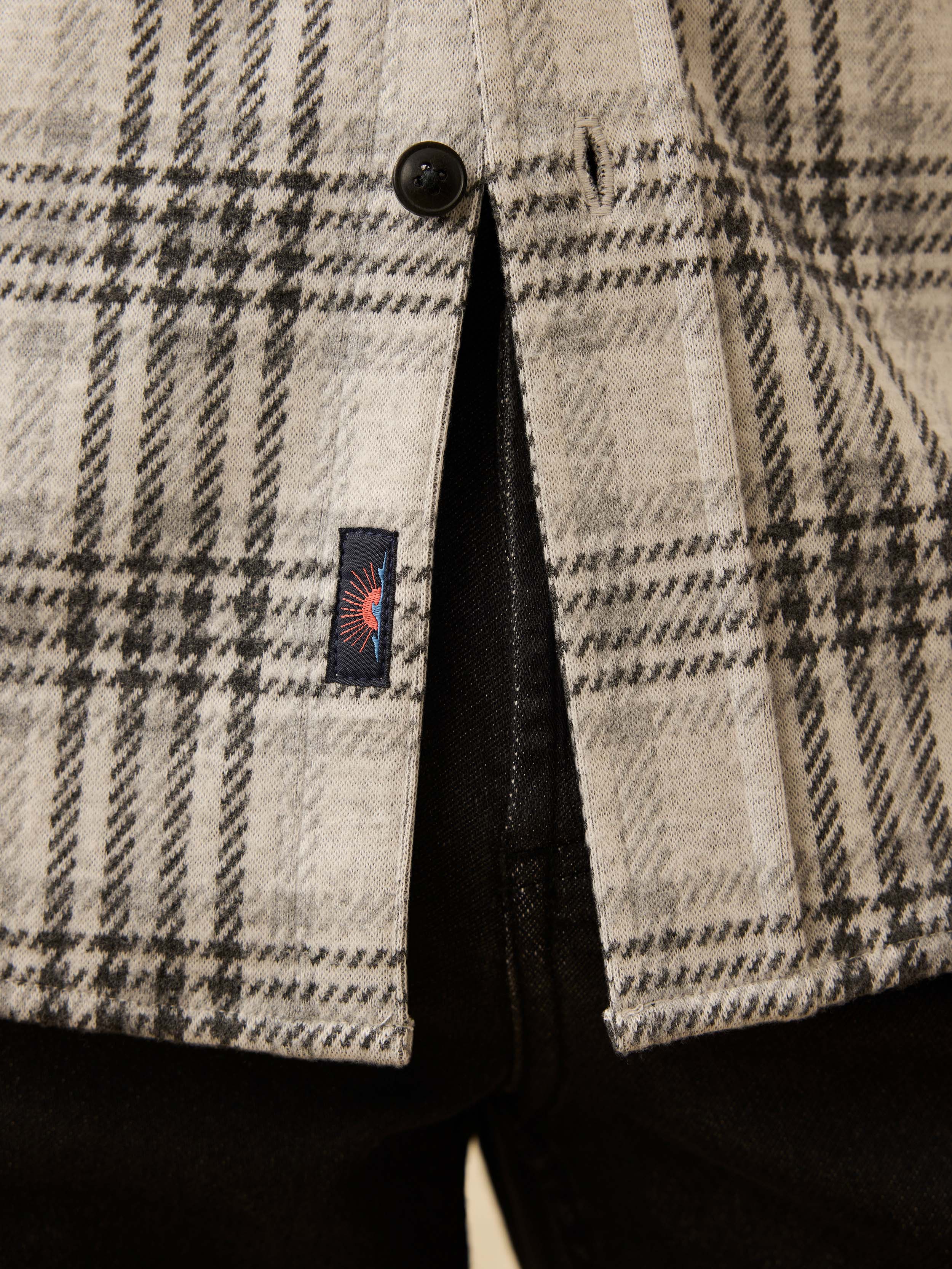 Legend™ Sweater Shirt - Charcoal Cream Plaid | Faherty Brand