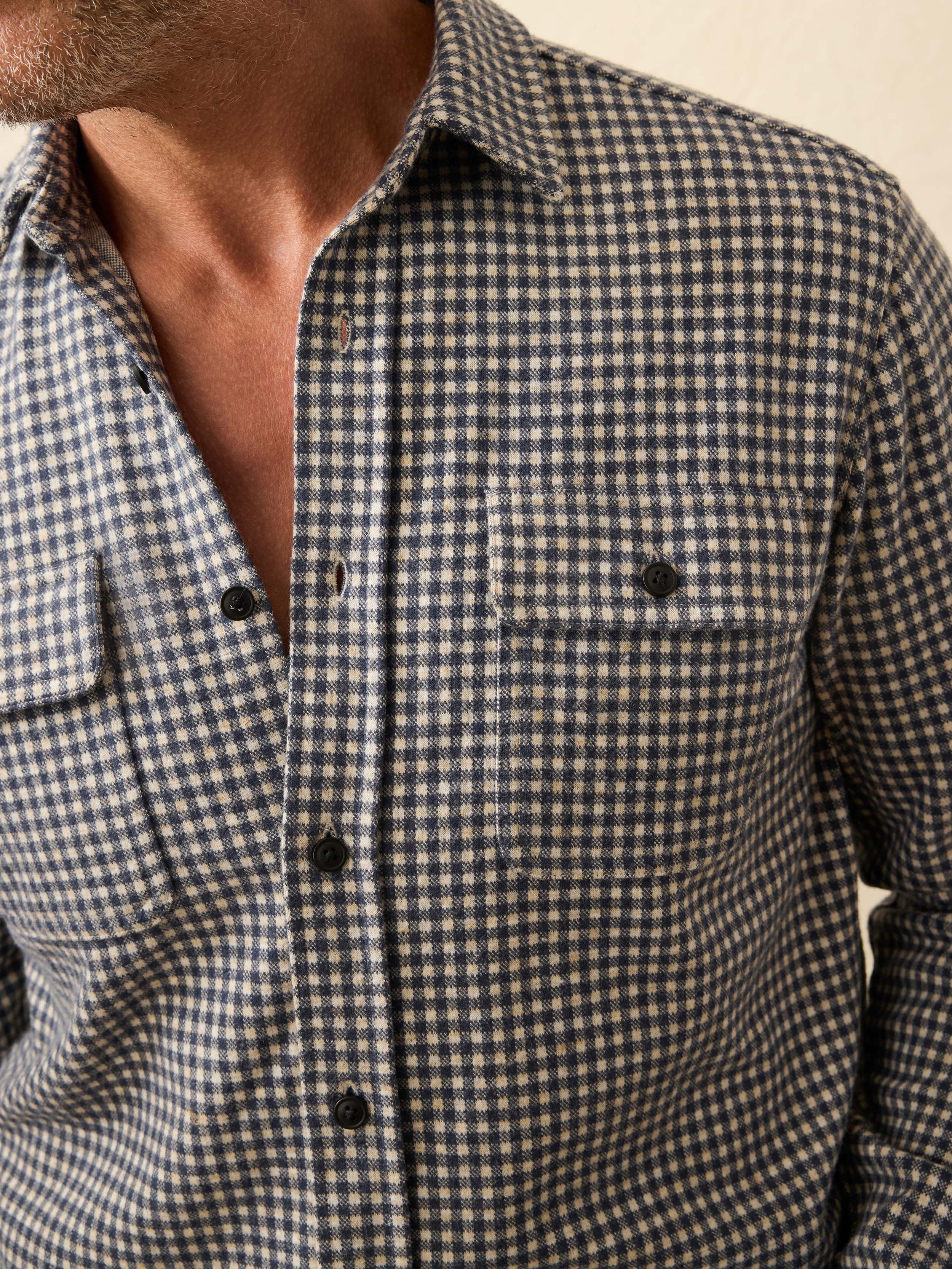Legend™ Sweater Shirt - Encinitas Gingham | Faherty Brand