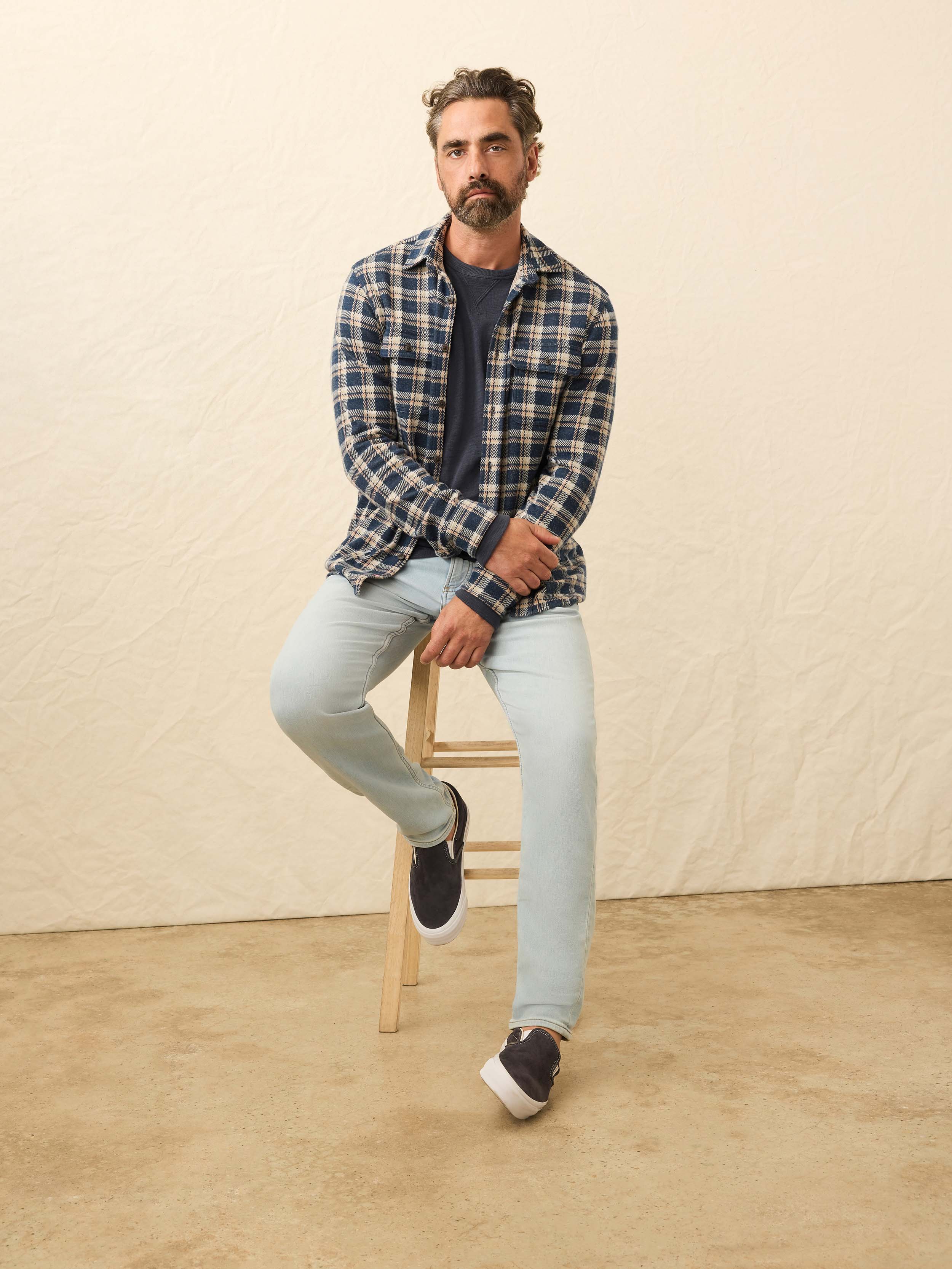 Legend™ Sweater Shirt - Golden Lake Plaid