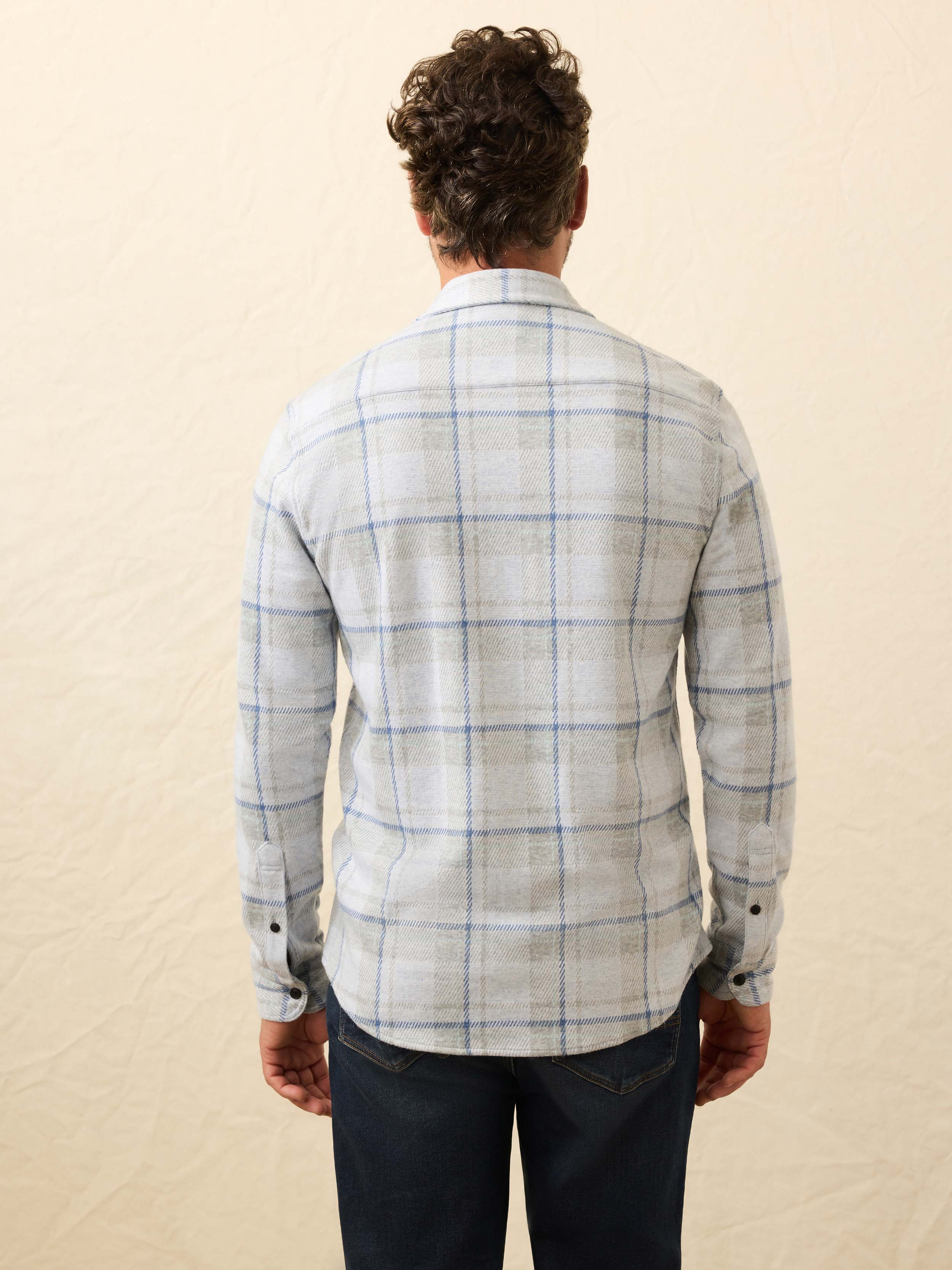 Legend™ Sweater Shirt - Maine Sky Plaid | Faherty Brand