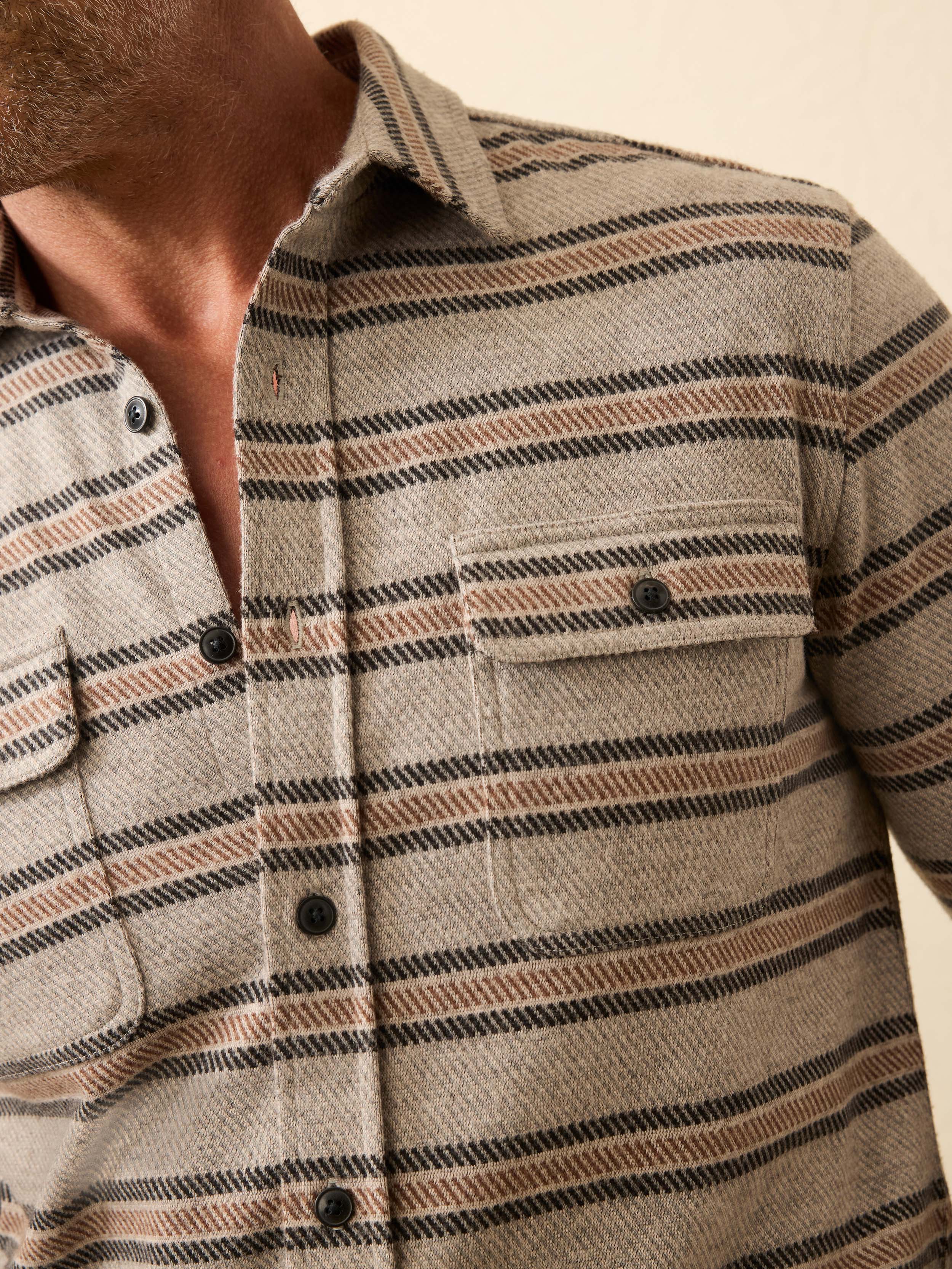 Legend™ Sweater Shirt - Rock Coast Stripe | Faherty Brand