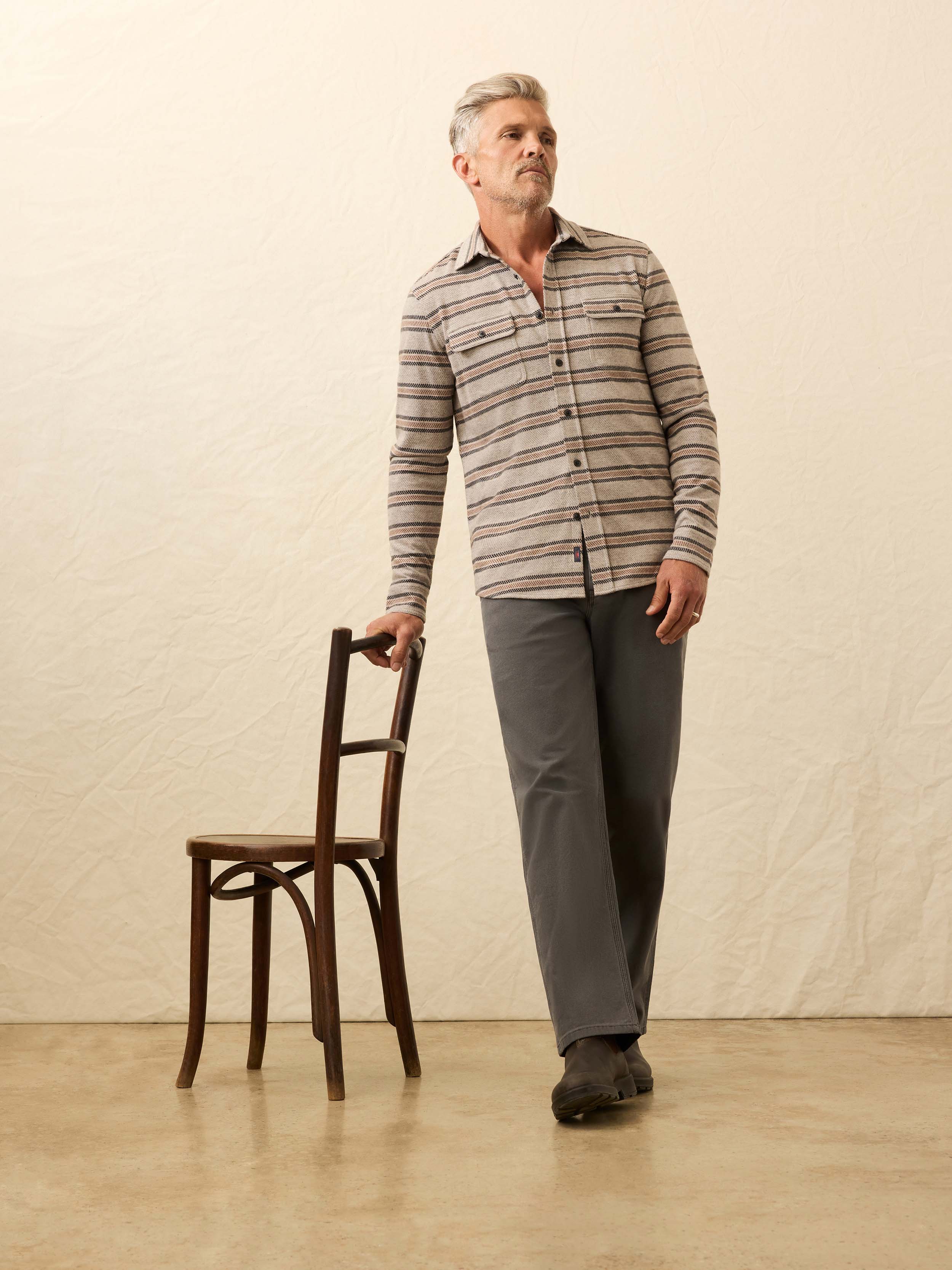 Legend™ Sweater Shirt - Rock Coast Stripe | Faherty Brand