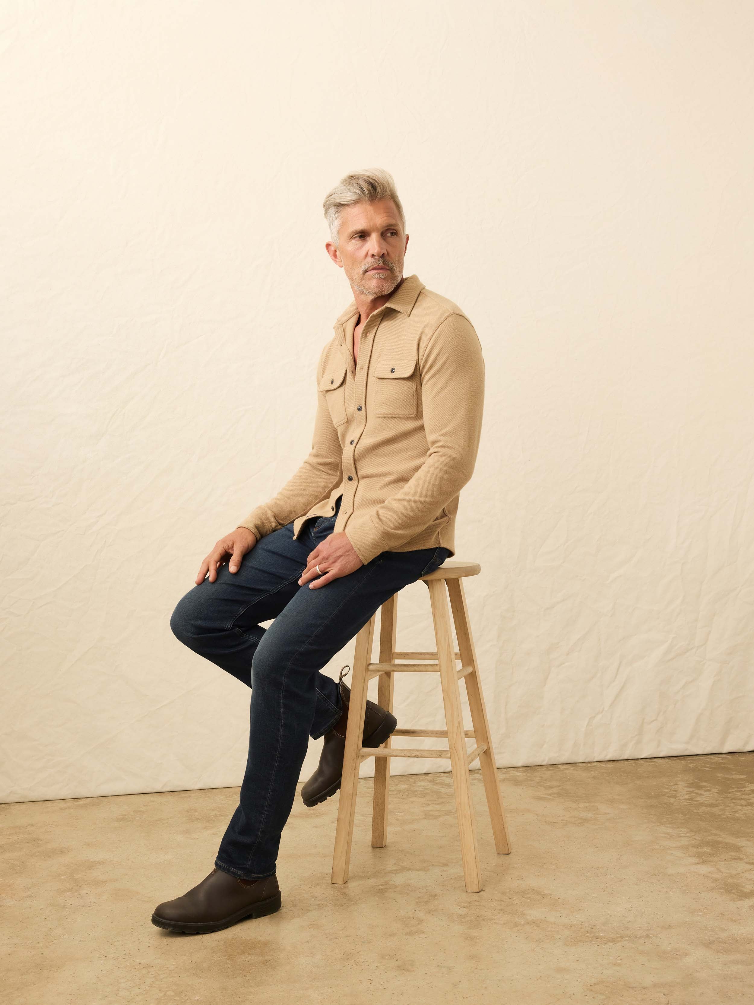Legend™ Sweater Shirt - Sandbar Coast Twill | Faherty Brand