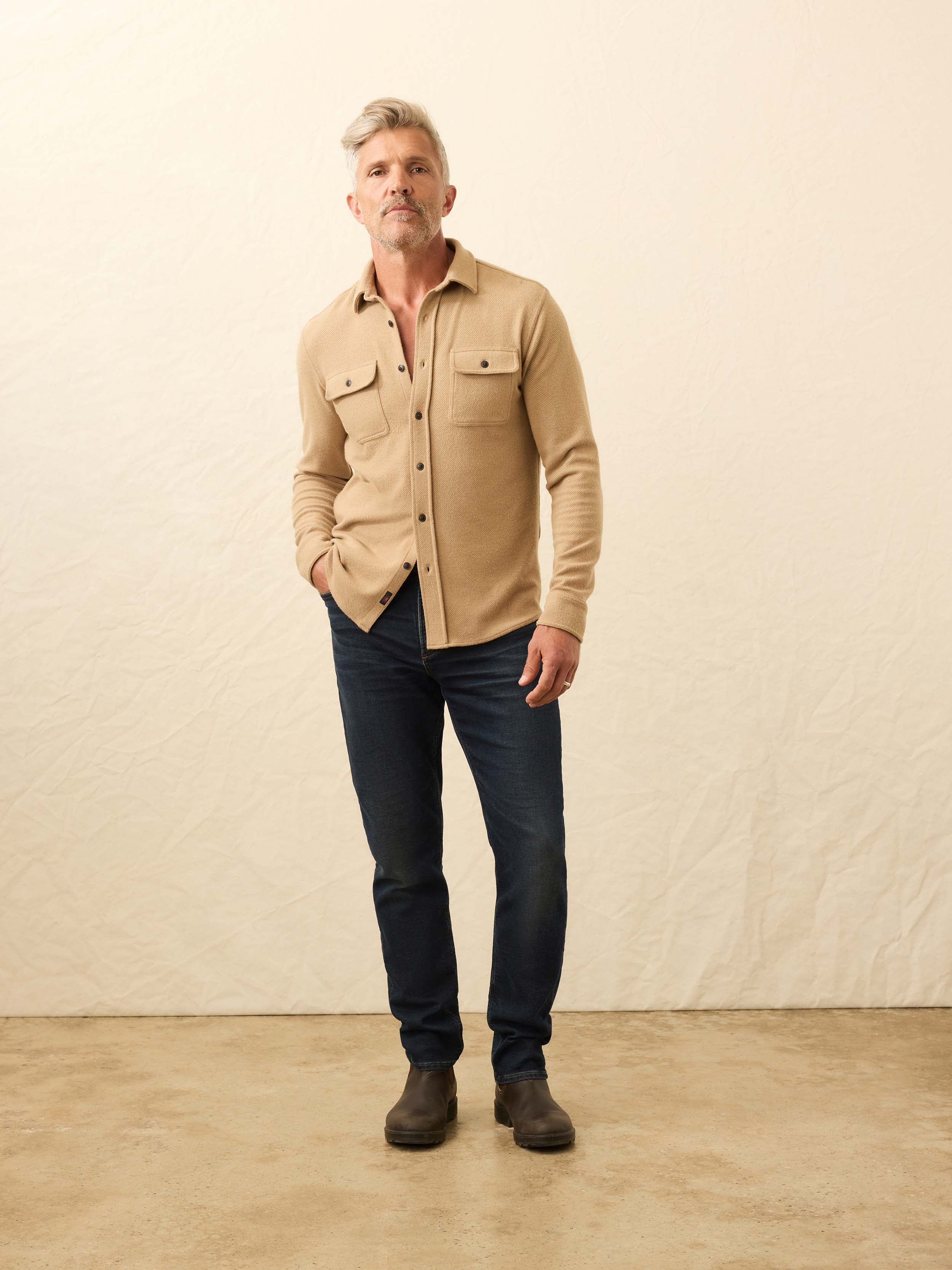 Legend™ Sweater Shirt - Sandbar Coast Twill | Faherty Brand