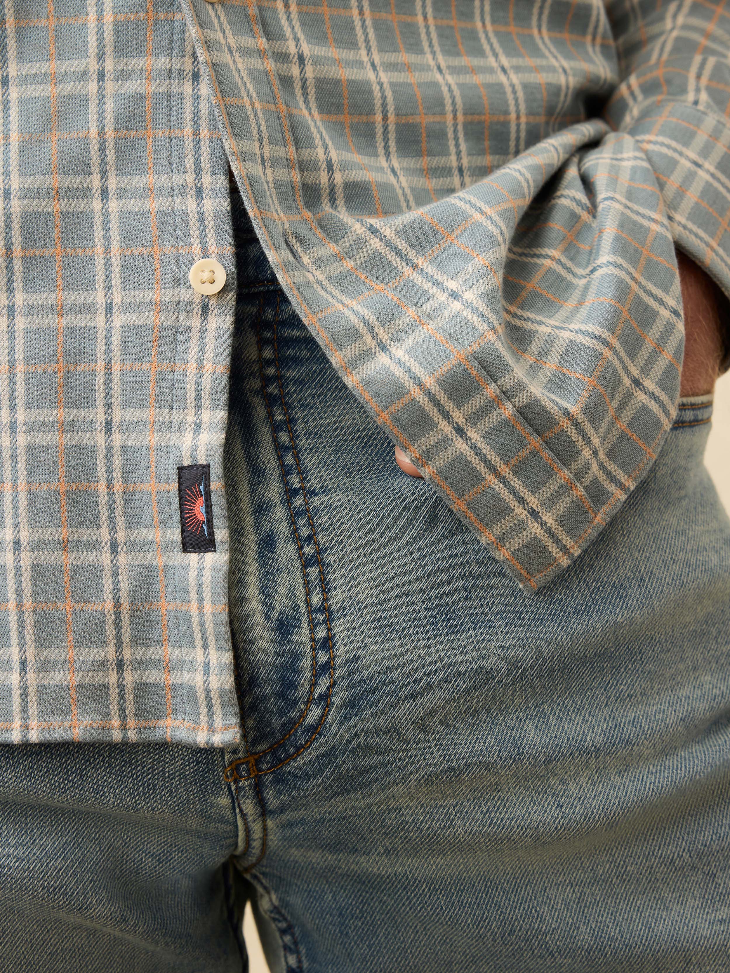 Coastline Knit Shirt - Autumn Storm Plaid | Faherty Brand