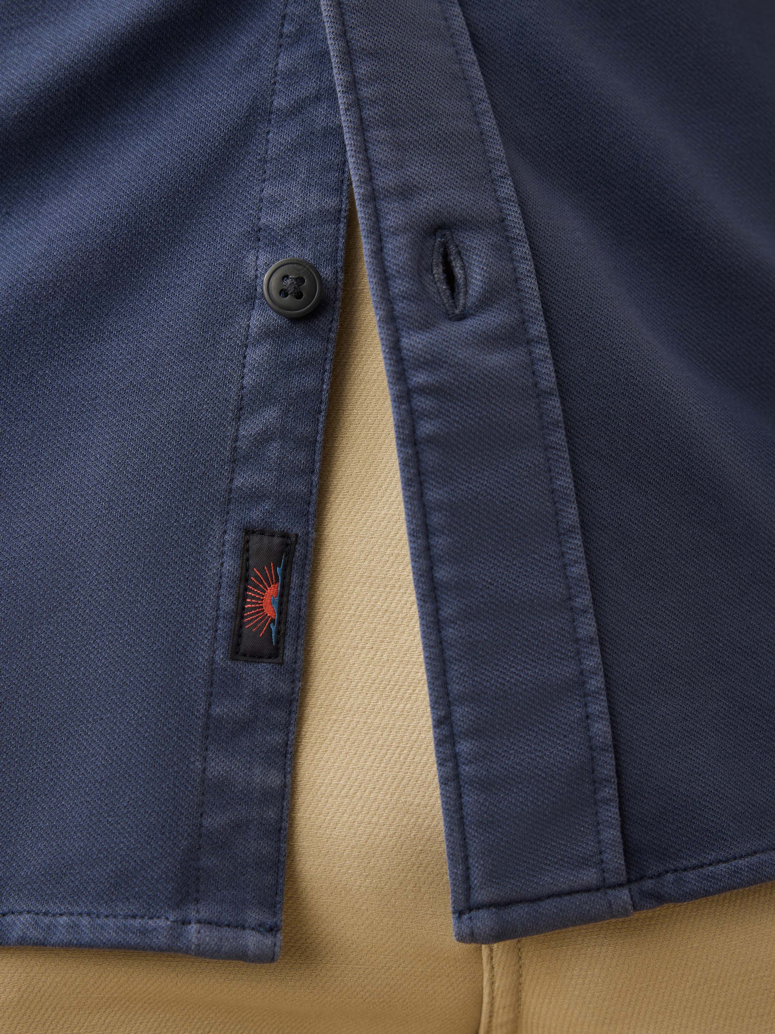 Field Knit Shirt - Blue Nights | Faherty Brand