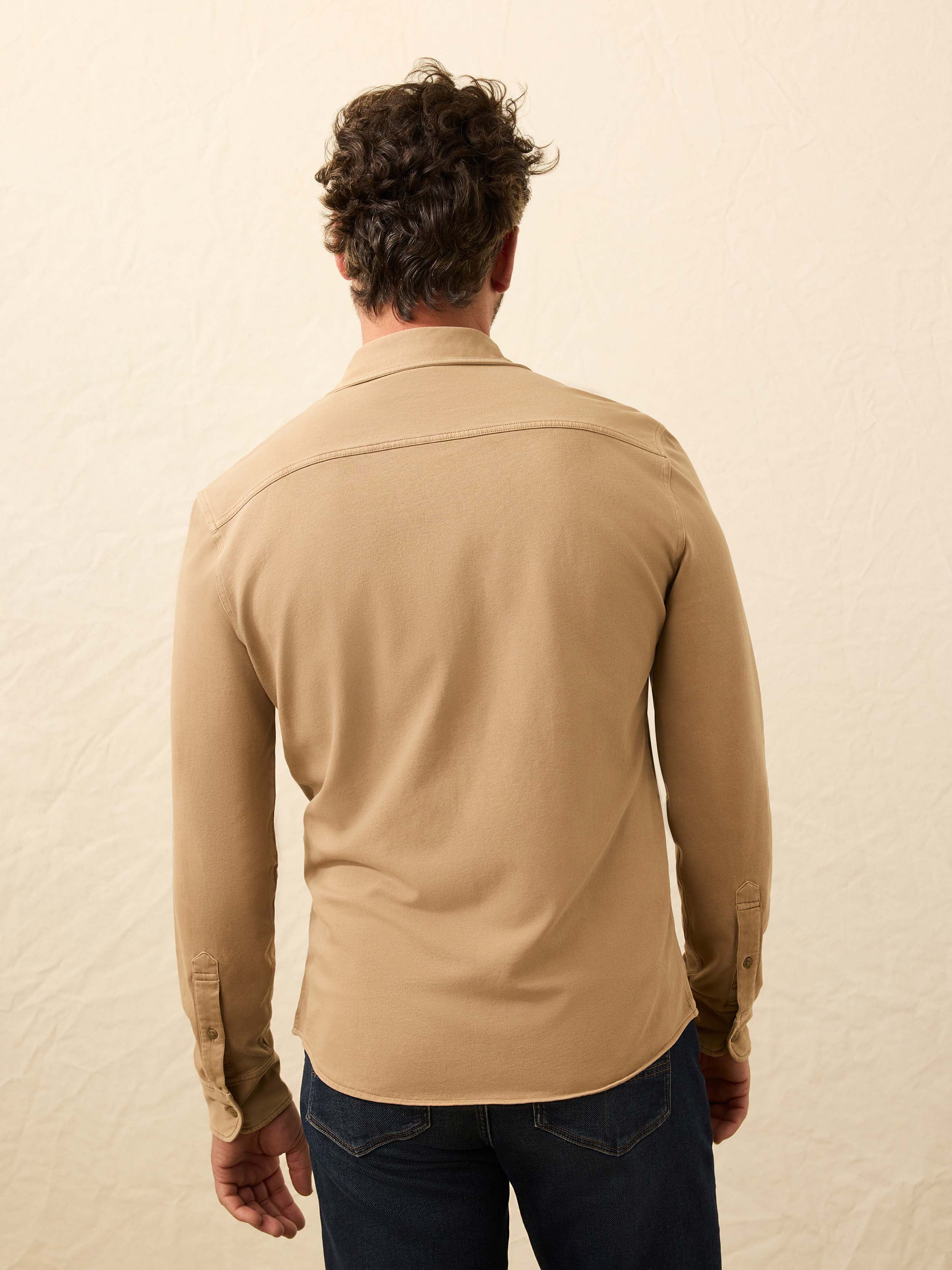 Field Knit Shirt - Walnut Branch | Faherty Brand