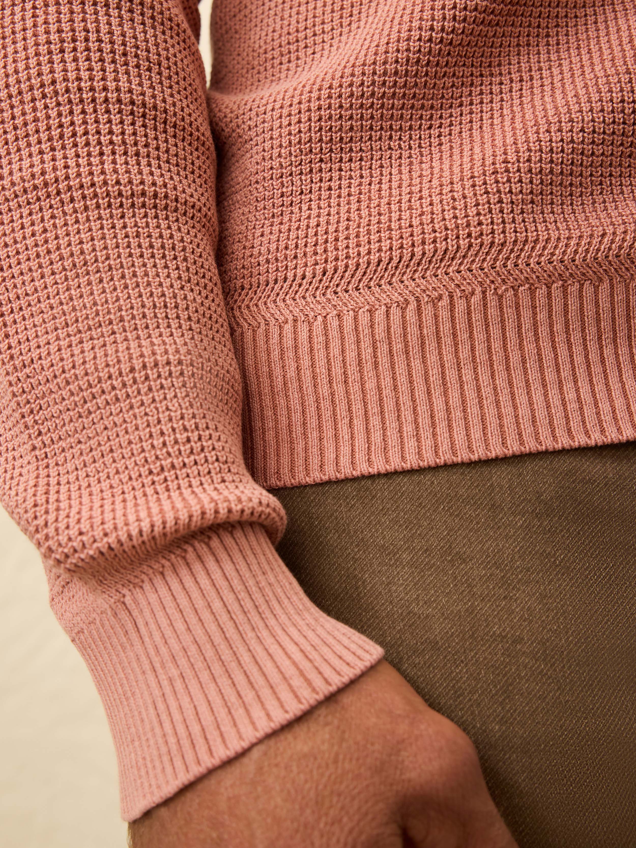 Sunwashed Crewneck Sweater - Dusty Sienna | Faherty Brand