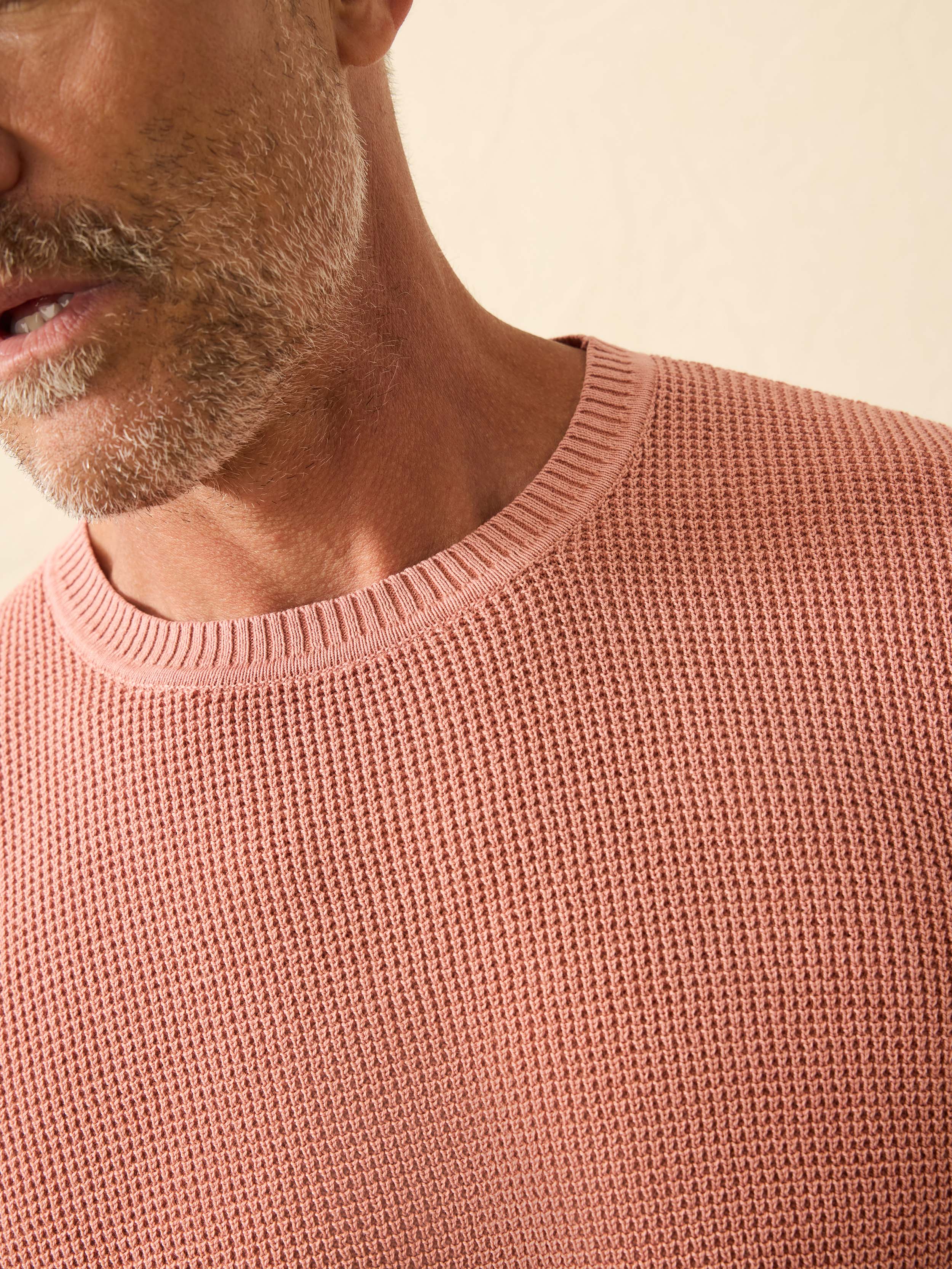 Sunwashed Crewneck Sweater - Dusty Sienna | Faherty Brand