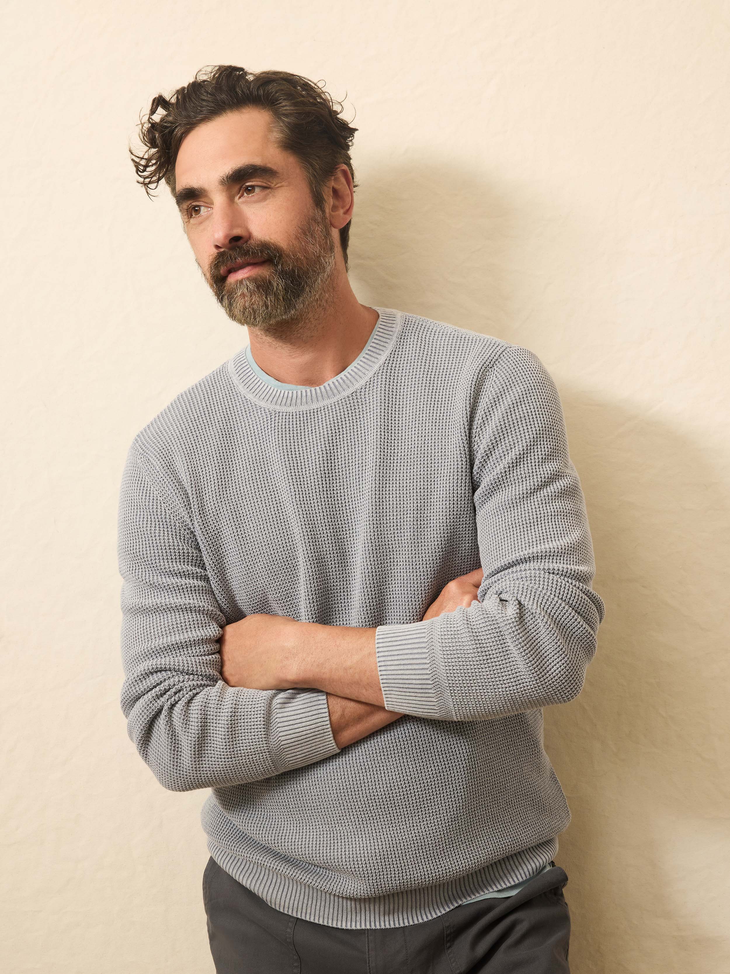 Sunwashed Crewneck Sweater - Tradewinds | Faherty Brand