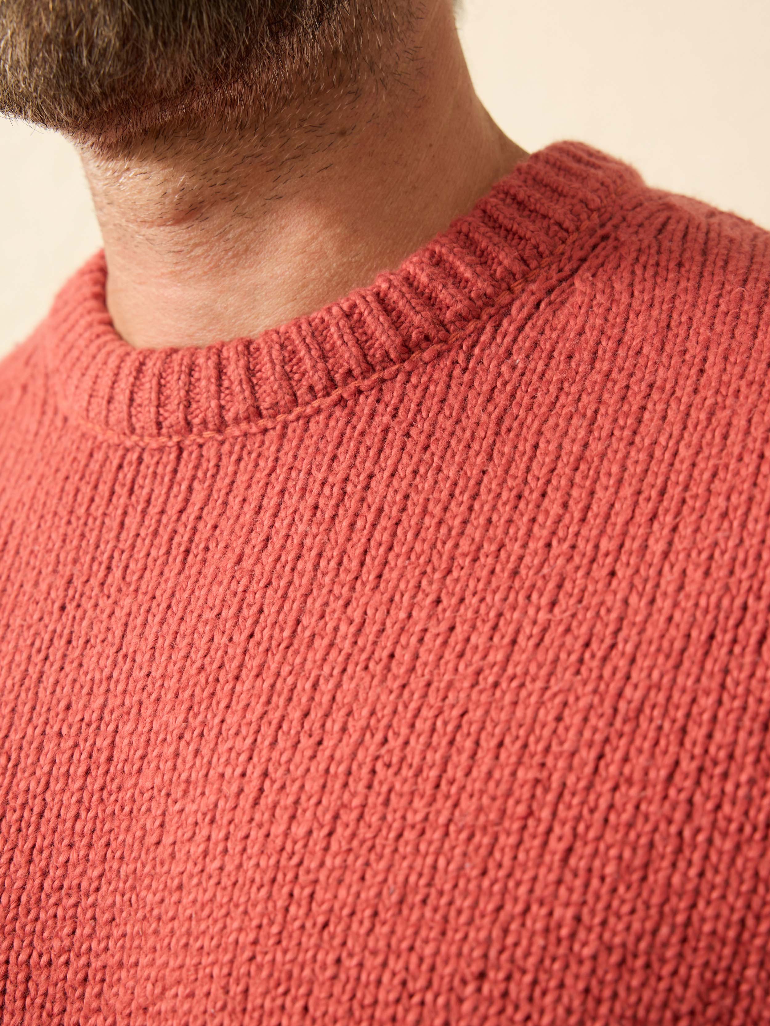 Heirloom Crewneck Sweater - Eclipse Red | Faherty Brand