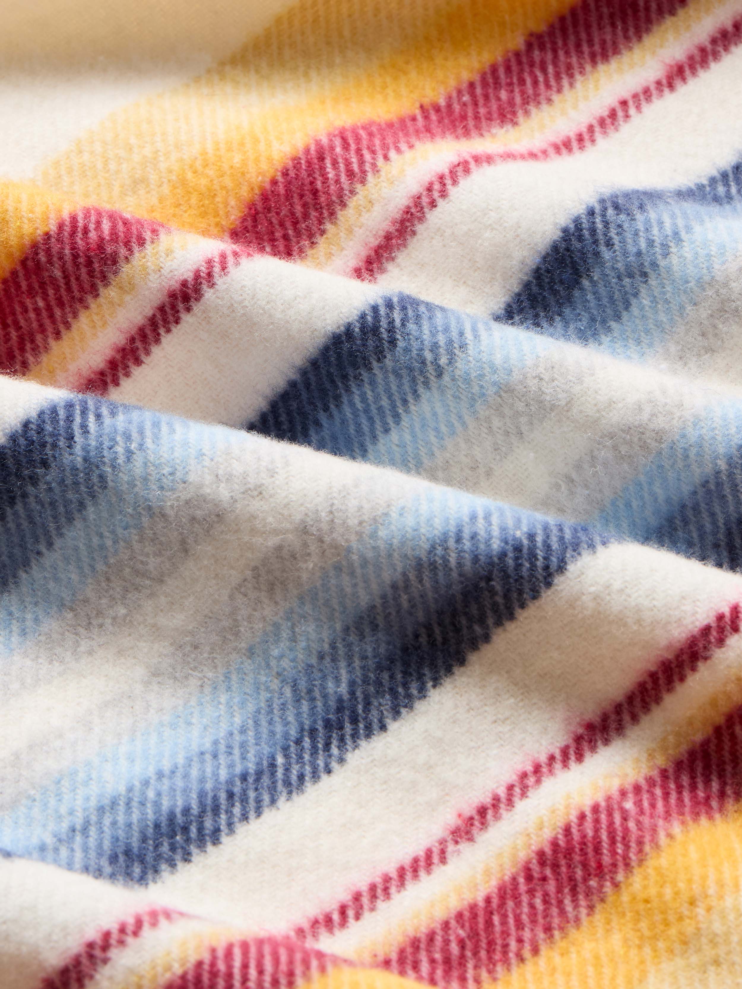 Brushed Recycled Cotton Blanket - Daybreak Ombre | Faherty Brand