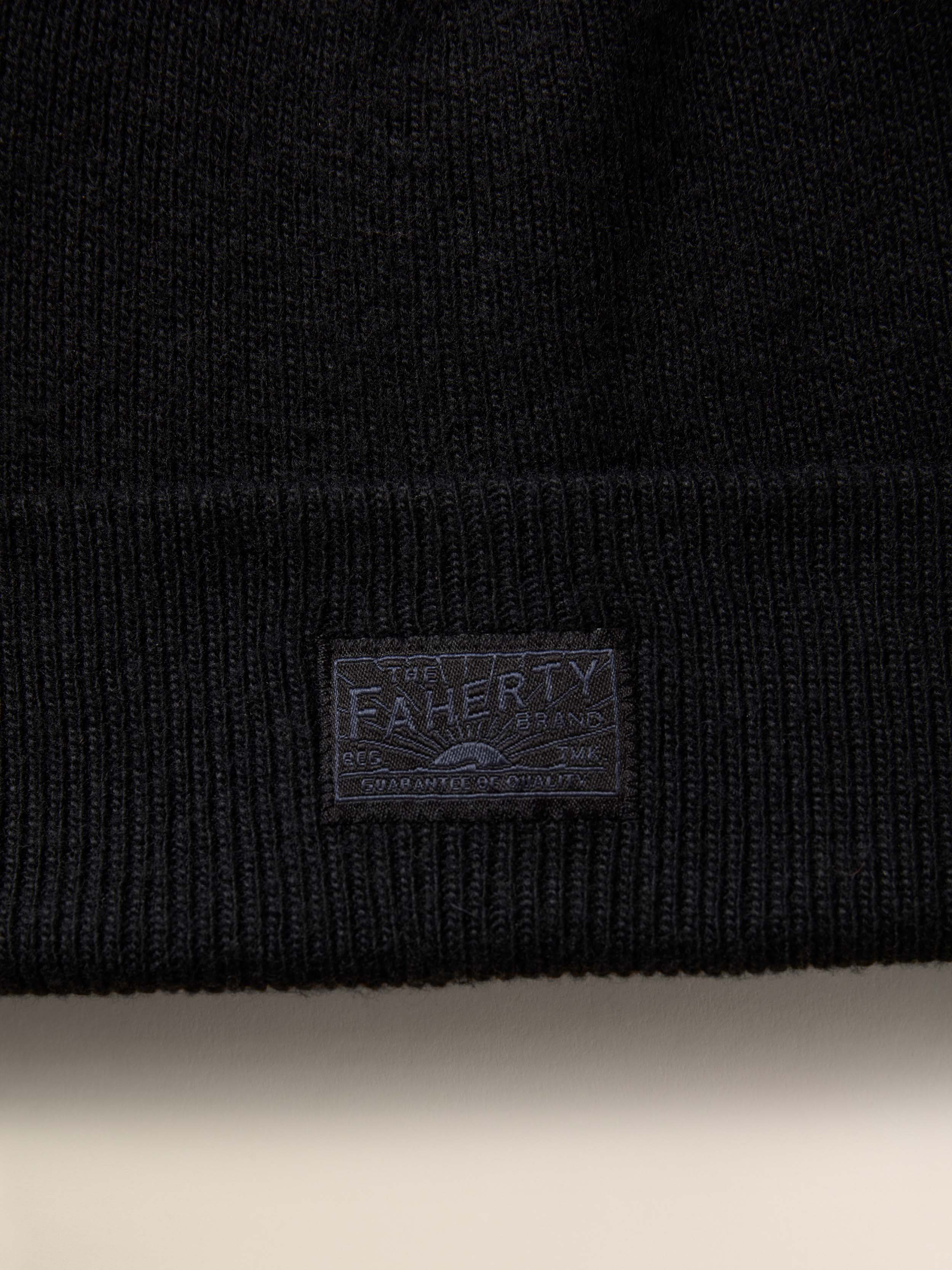 Faherty Essential Beanie - Black | Faherty Brand