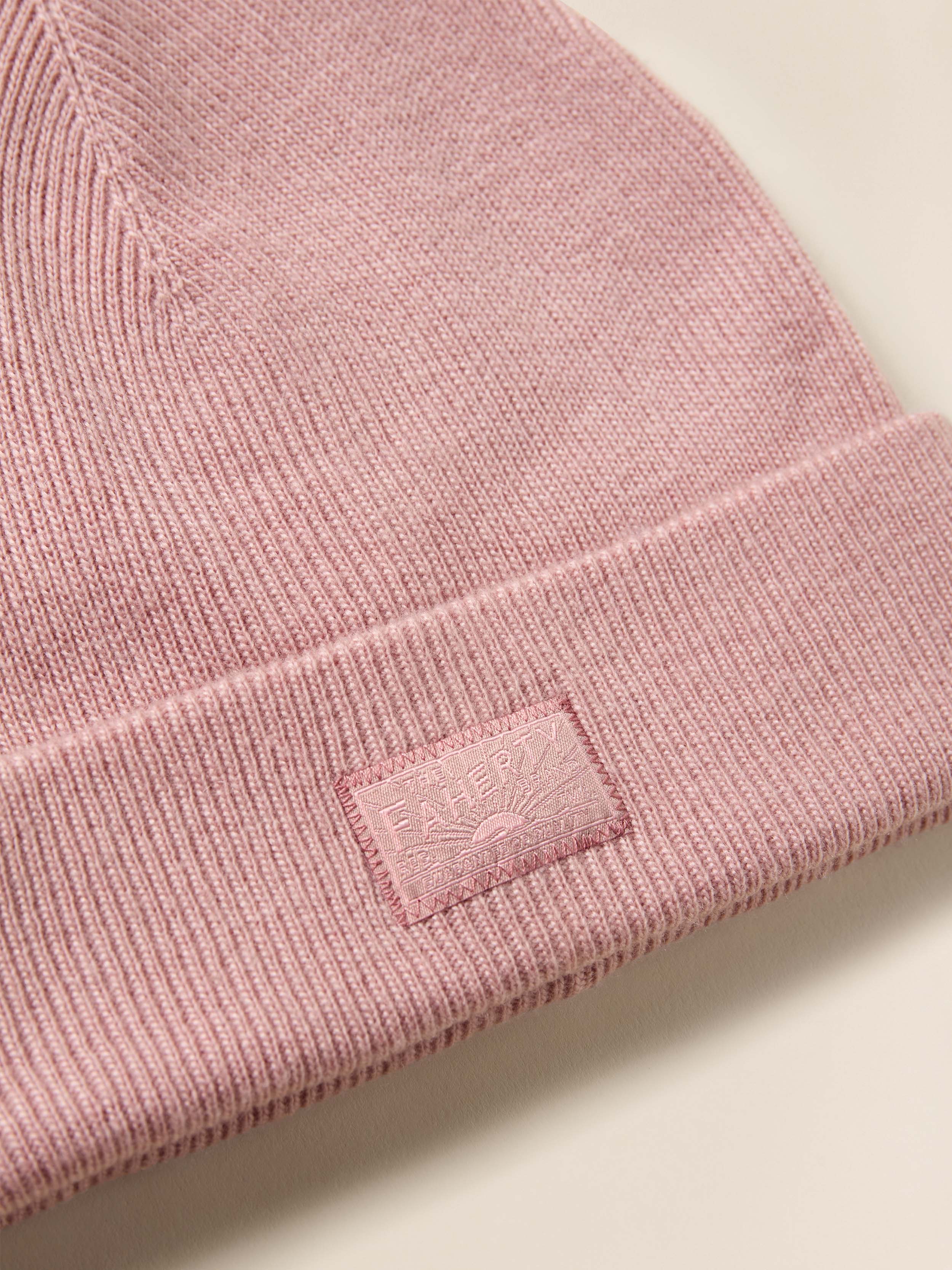Faherty Essential Beanie - Misty Rose | Faherty Brand