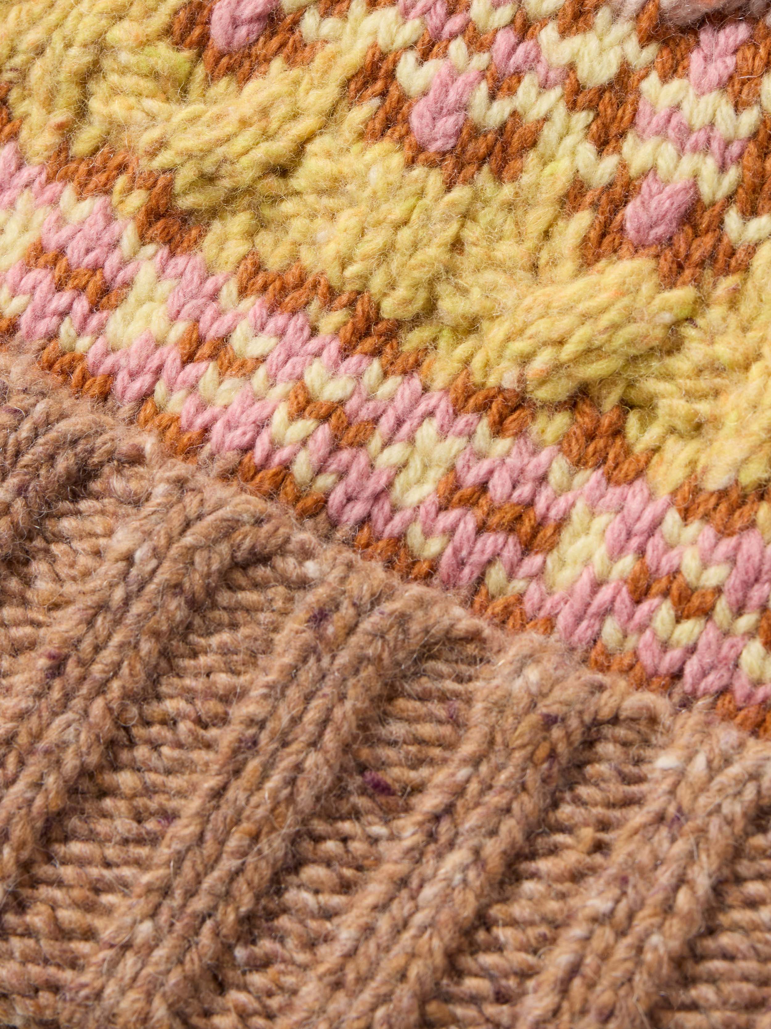 Highland Fairisle Pom Beanie - Haze | Faherty Brand