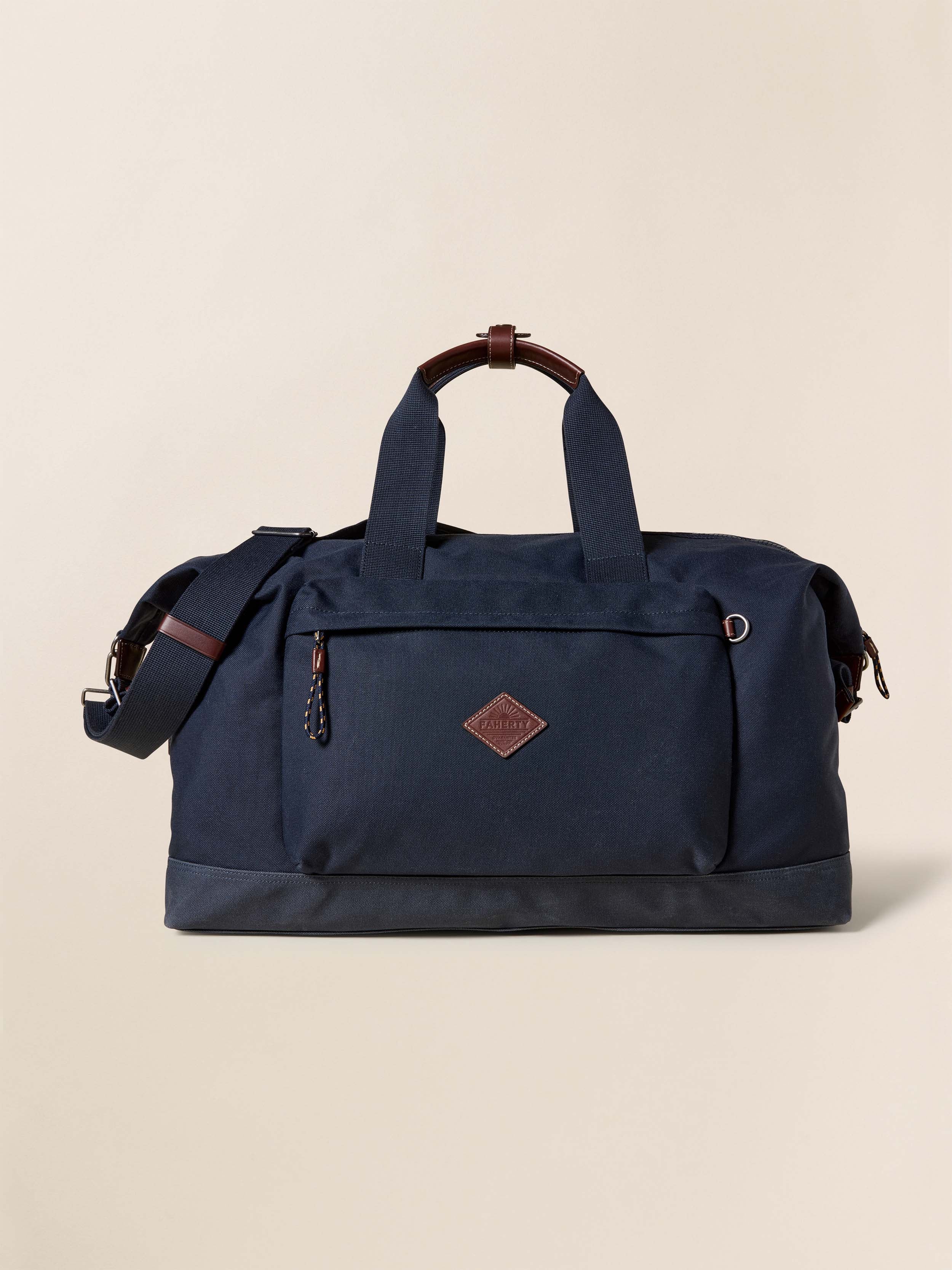 Latitude Weekender Duffel - Navy | Faherty Brand
