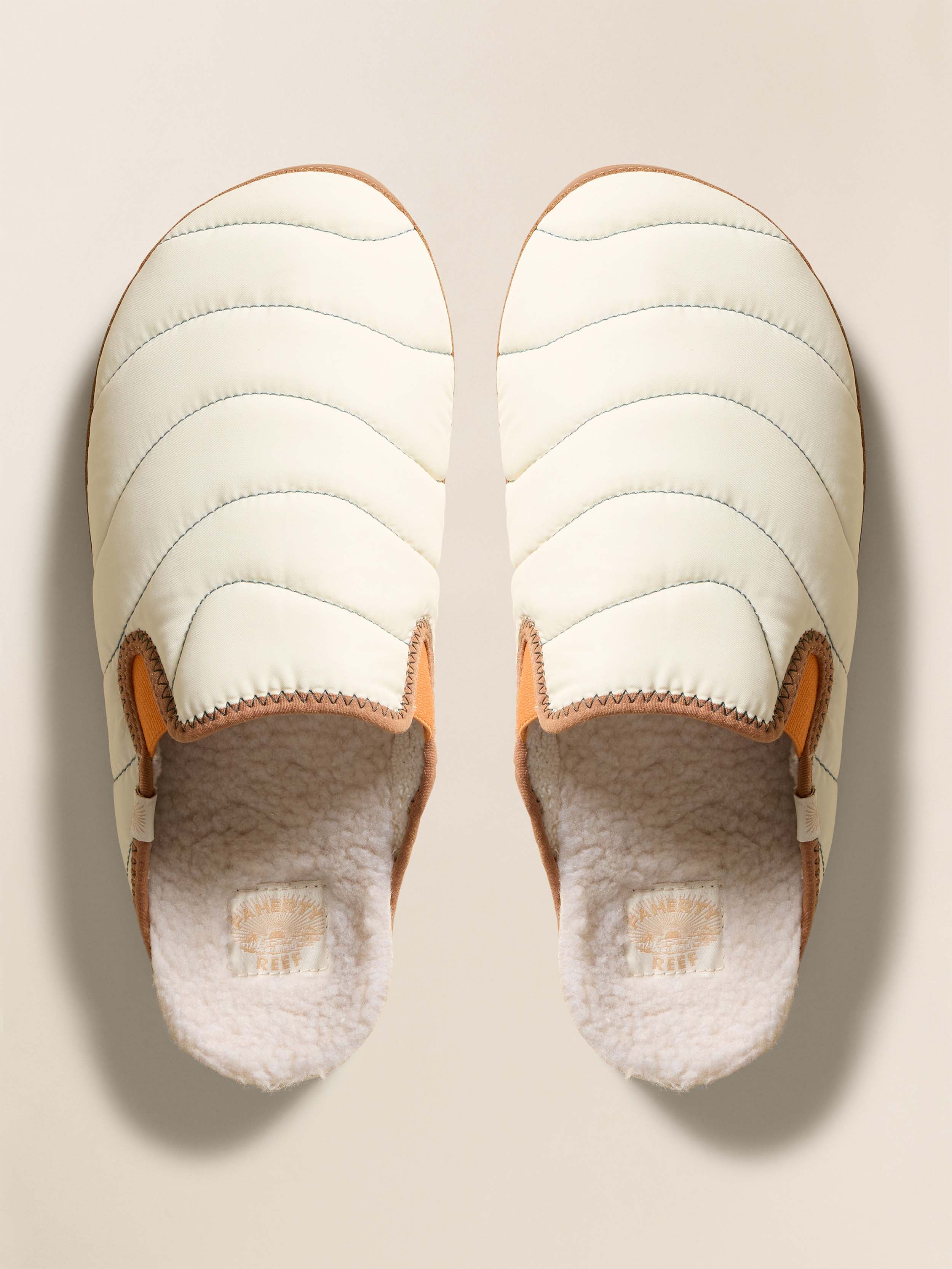 Faherty X REEF Unisex Slipper Scuff - Snowy Montana