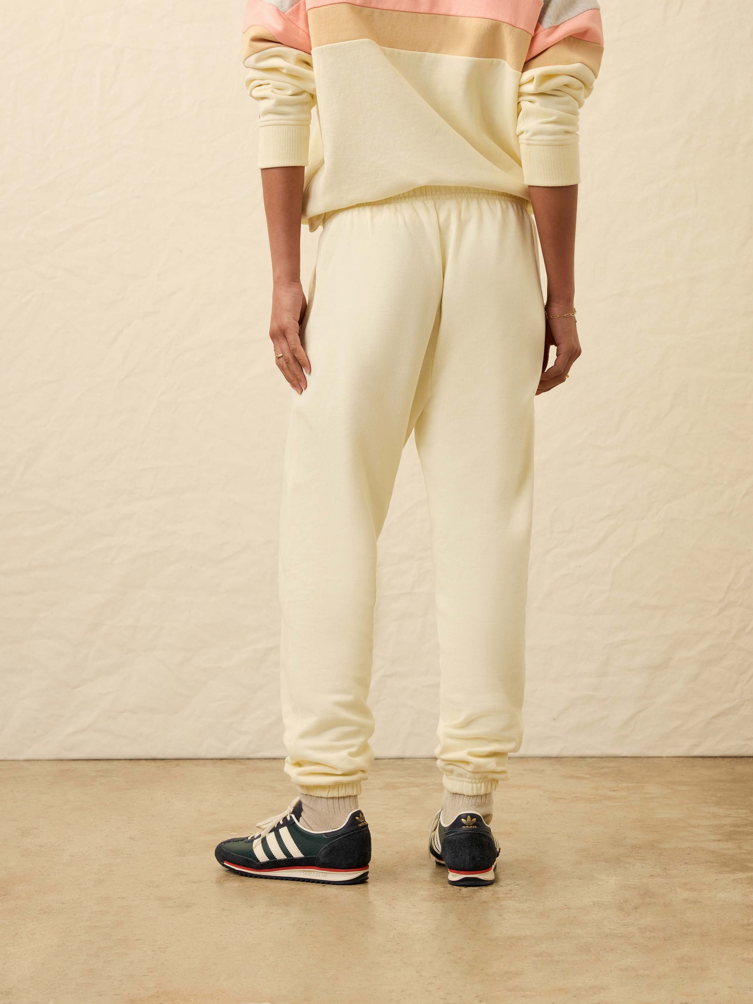 High Standard Fleece Sweatpant - Lemon Sorbet | Faherty Brand