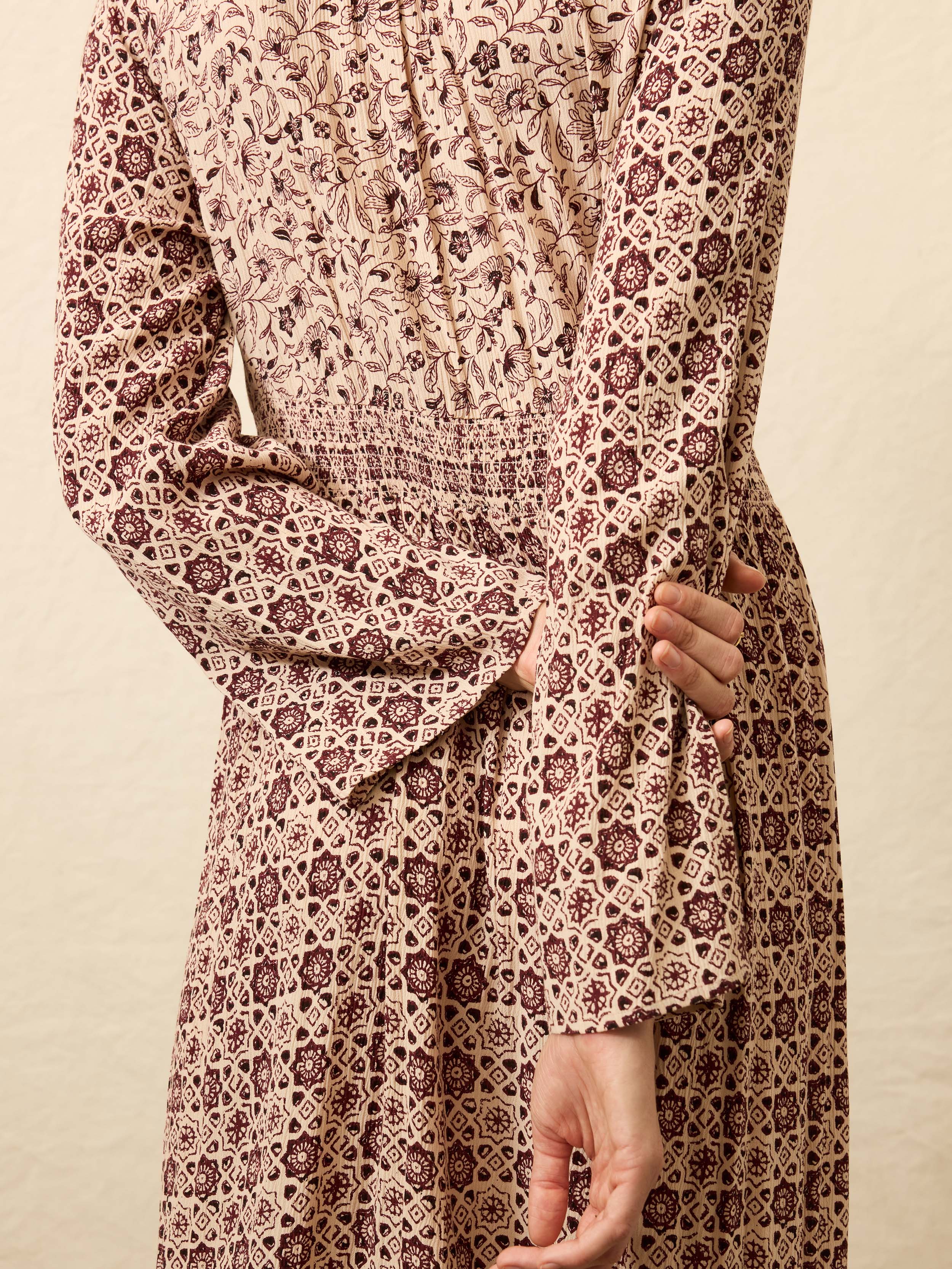 Dakota Dress - Sunrise Azulejos Mixed Print | Faherty Brand