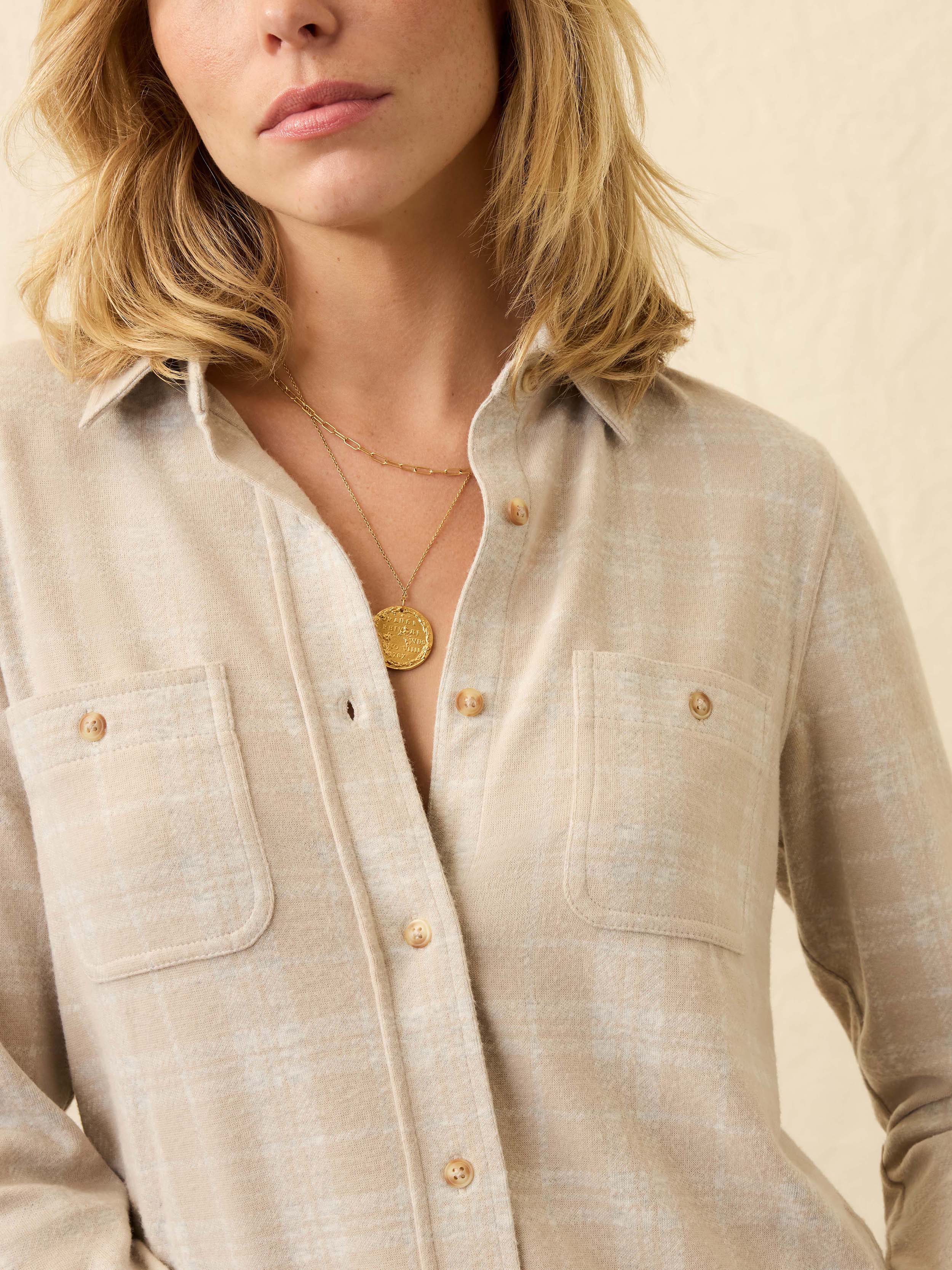 Legend™ Sweater Shirt - Desert Plains Plaid | Faherty Brand