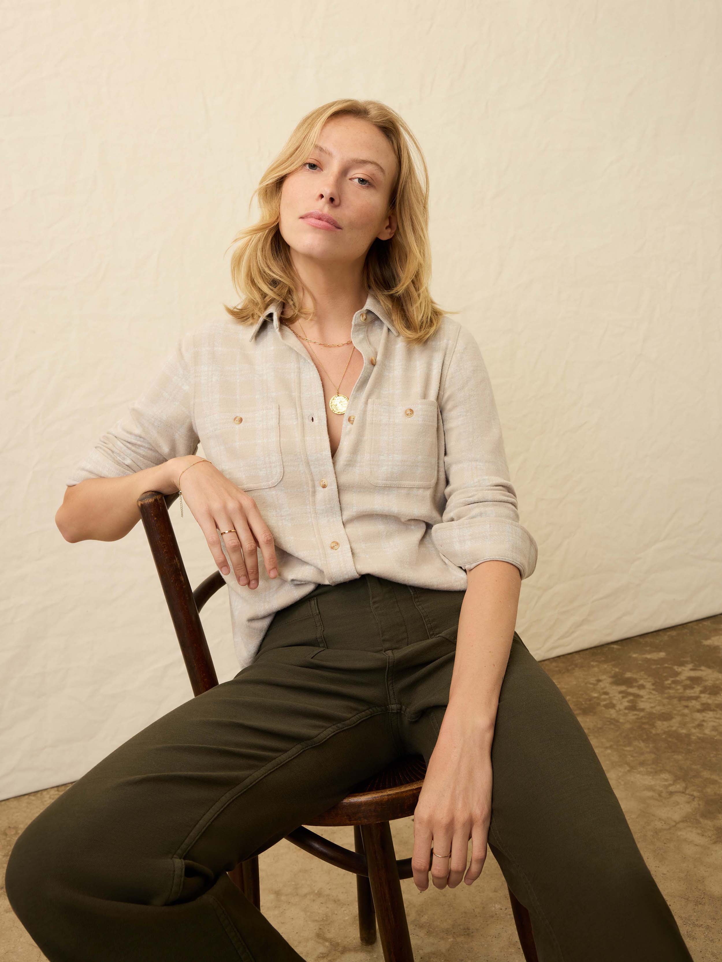Legend™ Sweater Shirt - Desert Plains Plaid | Faherty Brand