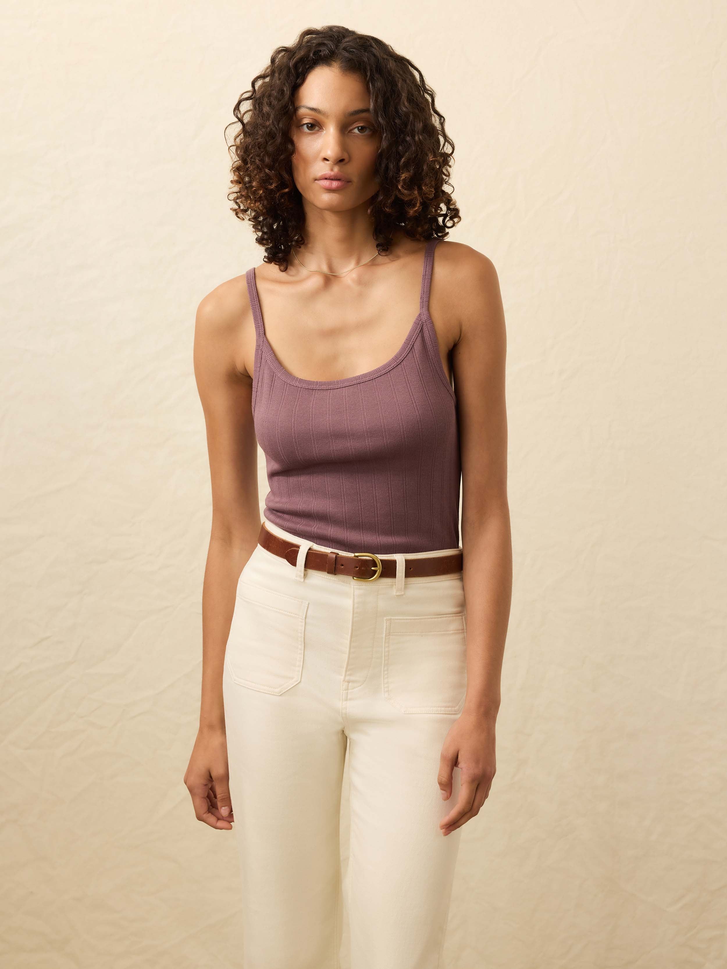 Sunday Rib Tank - Flint | Faherty Brand