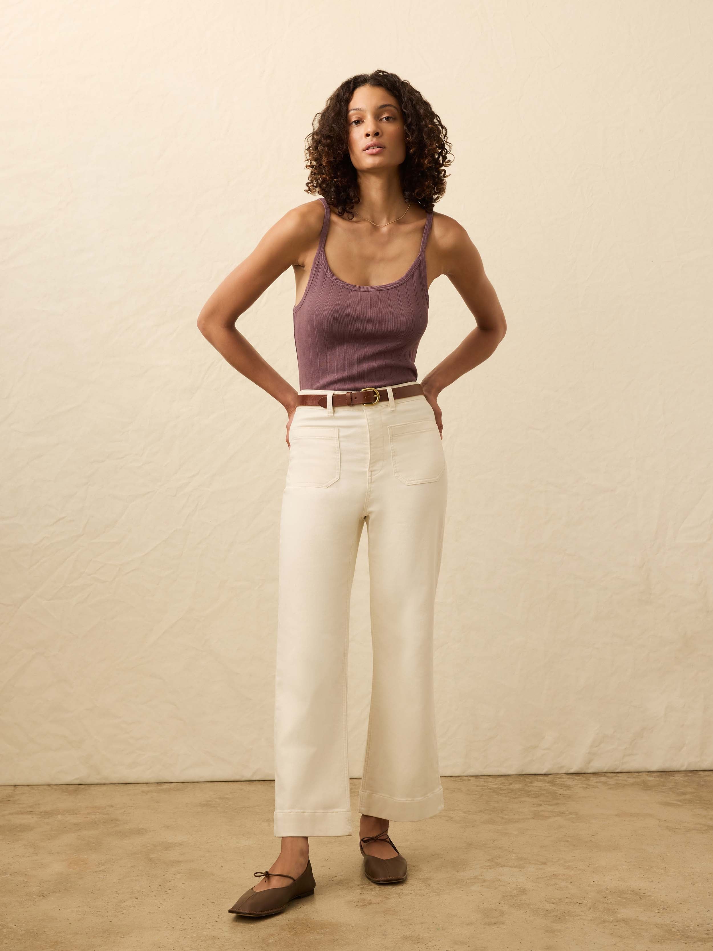 Sunday Rib Tank - Flint | Faherty Brand