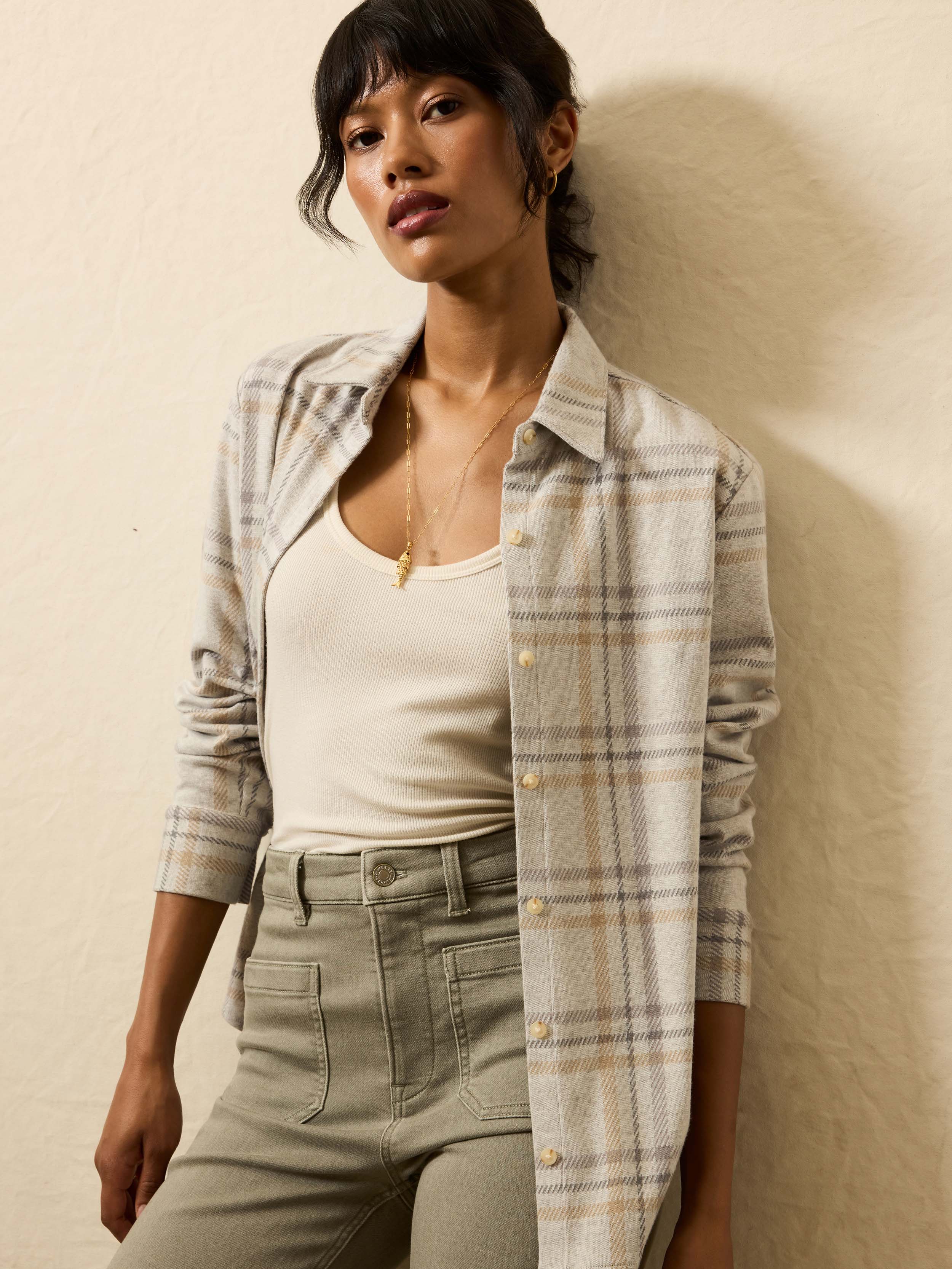 Legend™ Sweater Classic Shirt - Sandy Trails Plaid | Faherty Brand