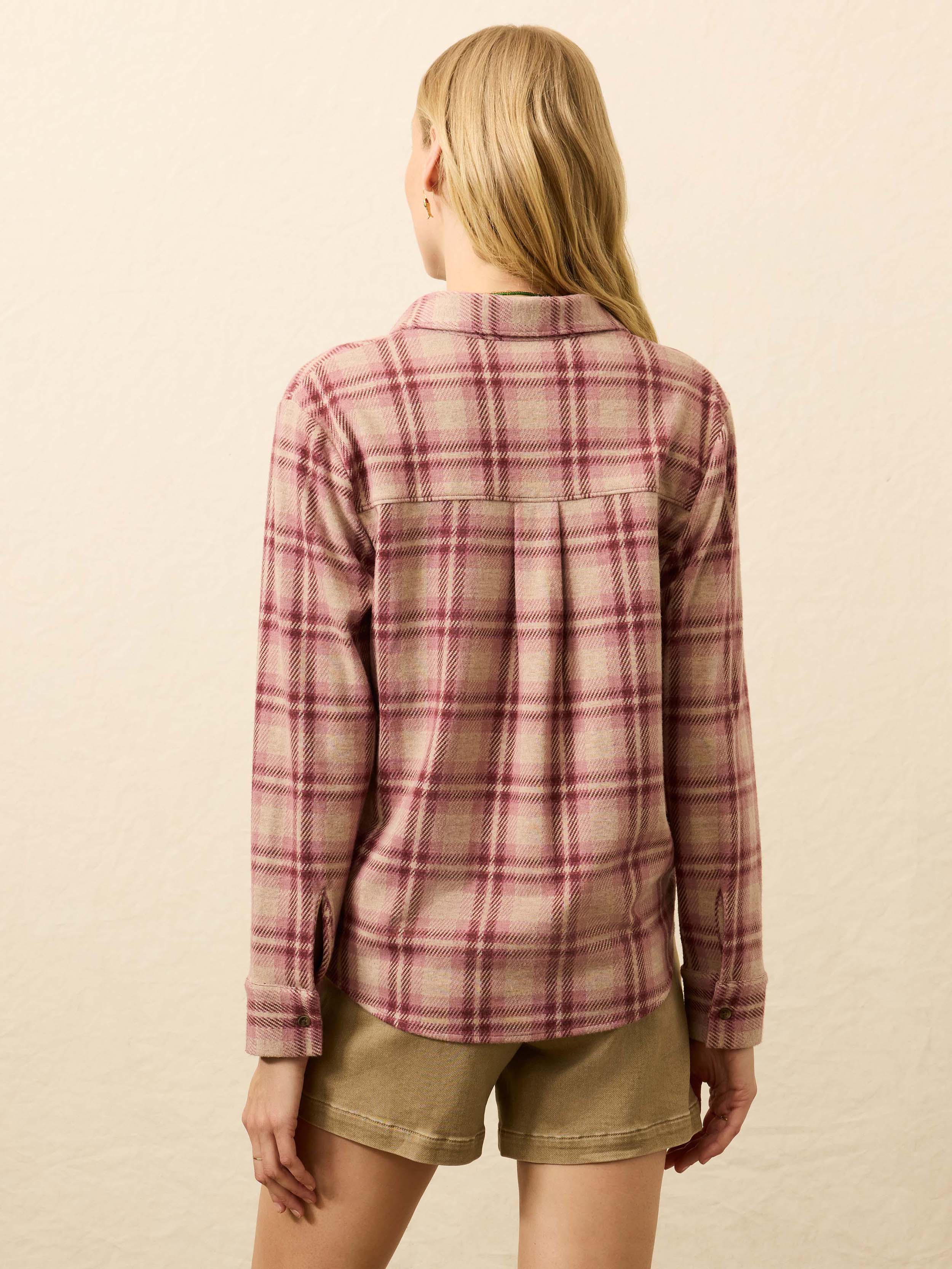 Legend™ Sweater Classic Shirt - Berry Coast Plaid | Faherty Brand