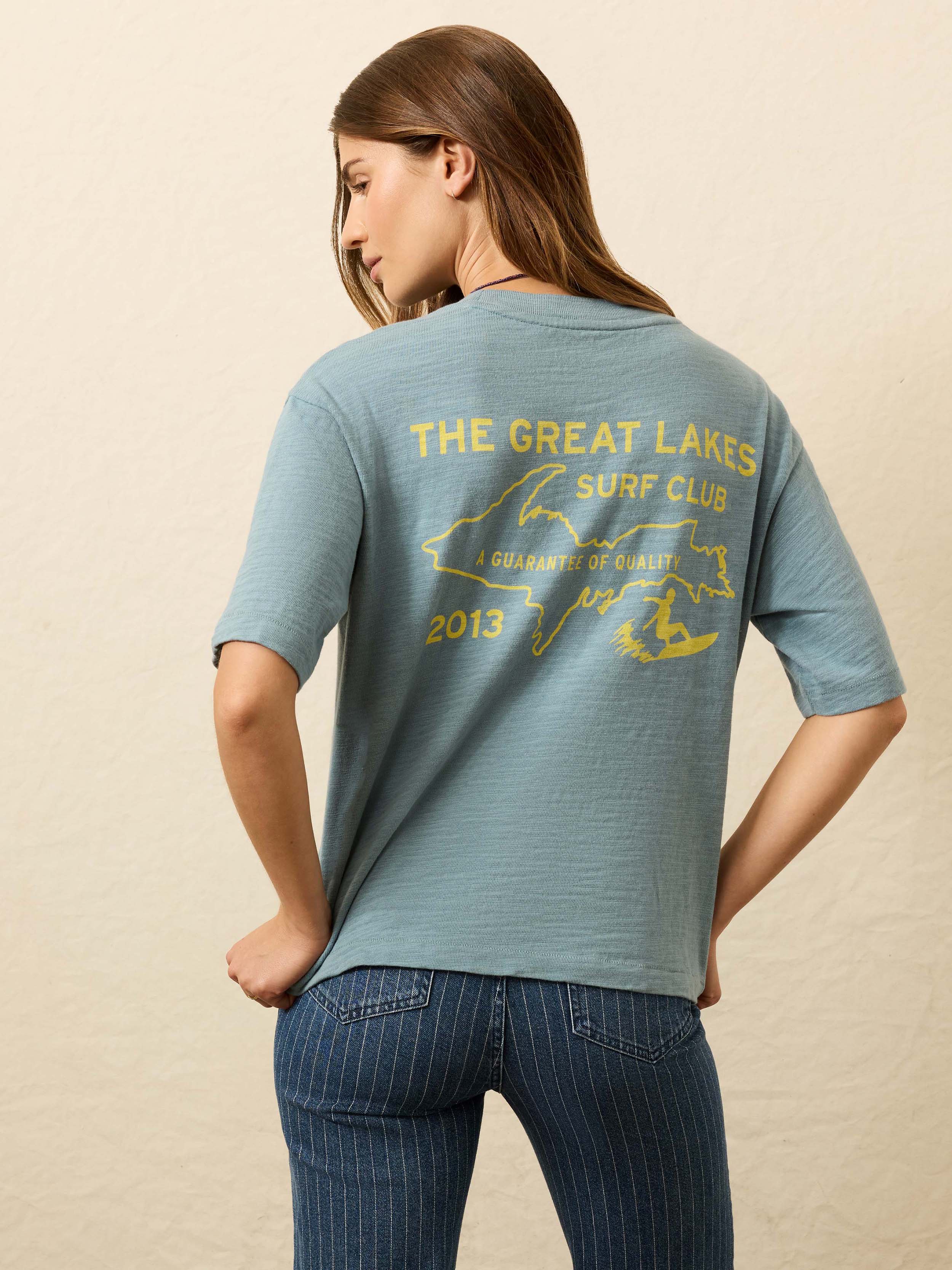 Sunwashed Essential Tee - Citadel