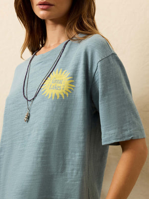 Sunwashed Essential Tee - Citadel