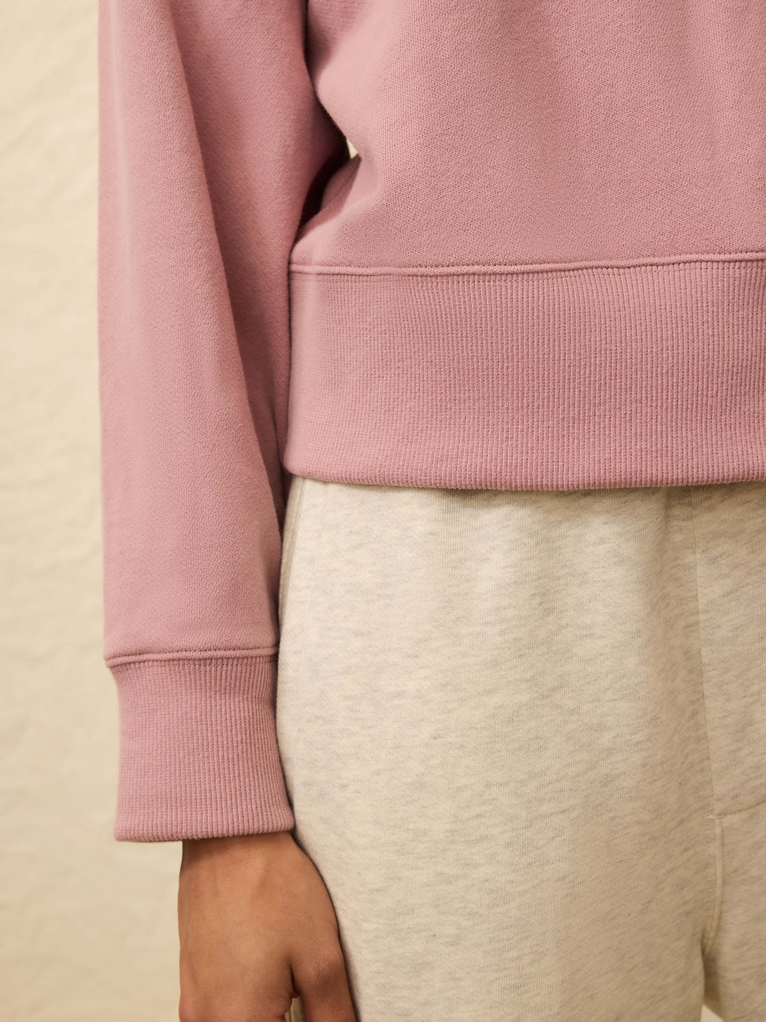 High Standard Fleece Vintage Crewneck - Nostalgia Rose | Faherty Brand