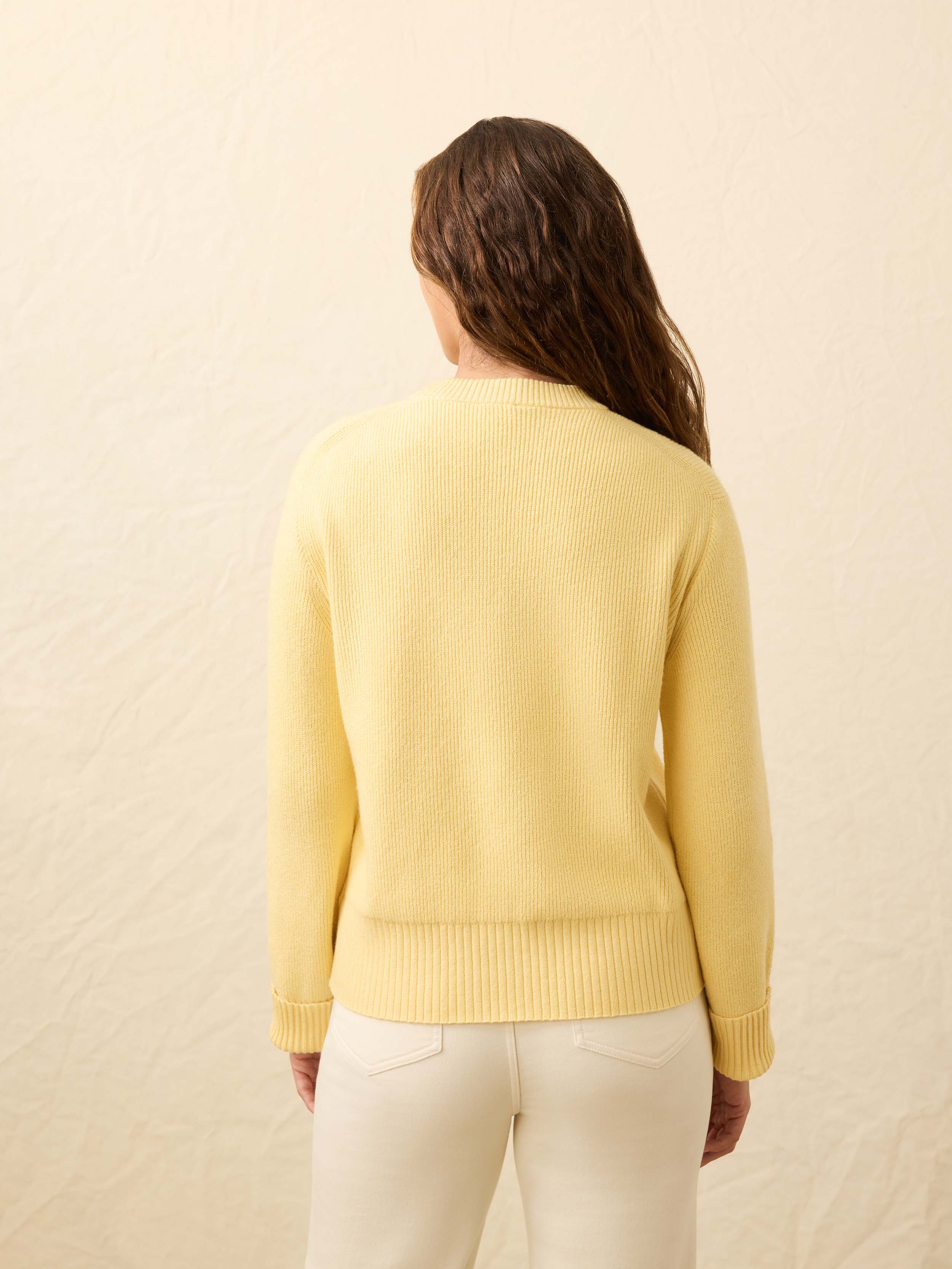 Jackson Crewneck Sweater - Sunray | Faherty Brand