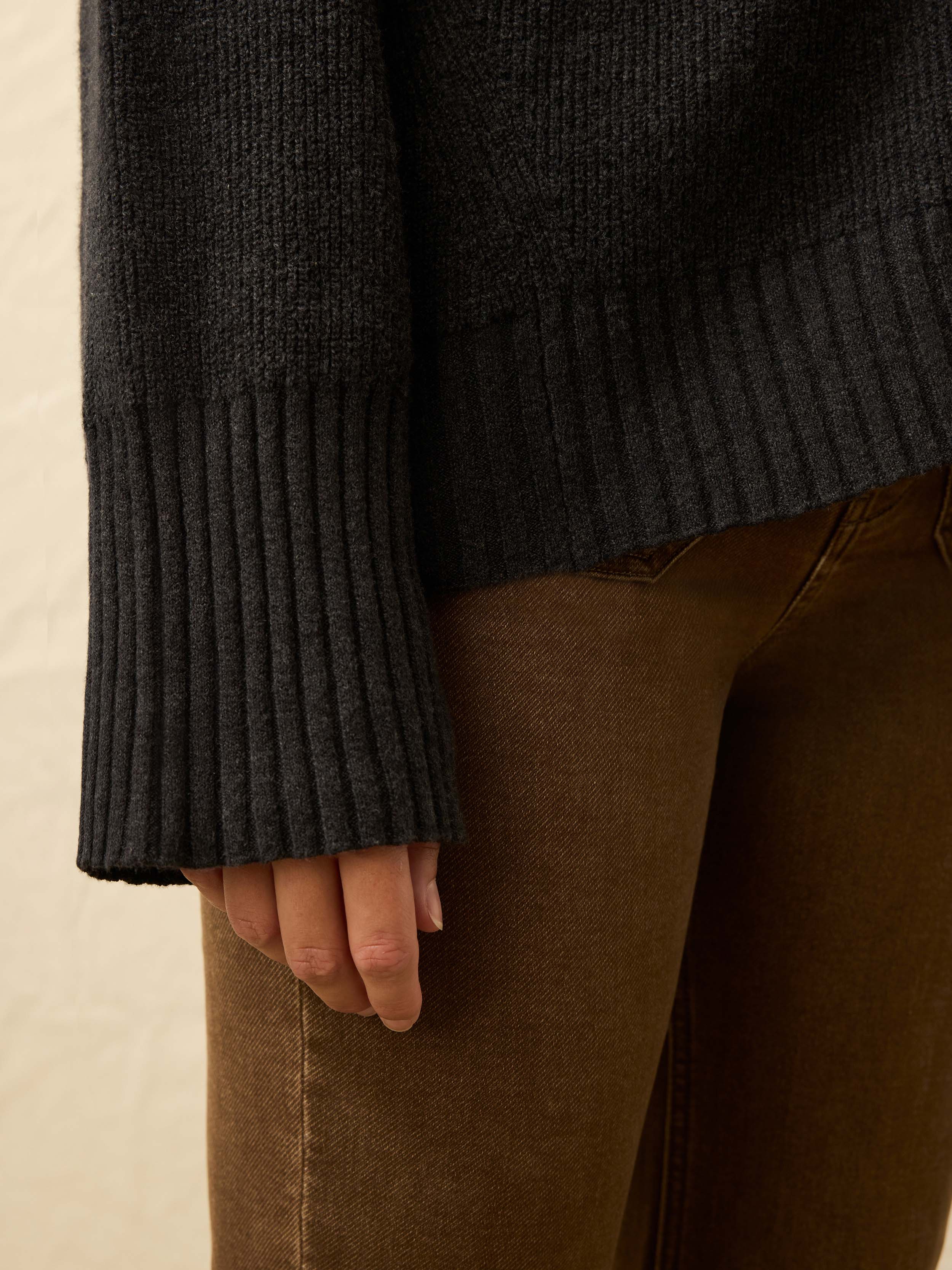 Jackson Cardigan - Charcoal Heather | Faherty Brand