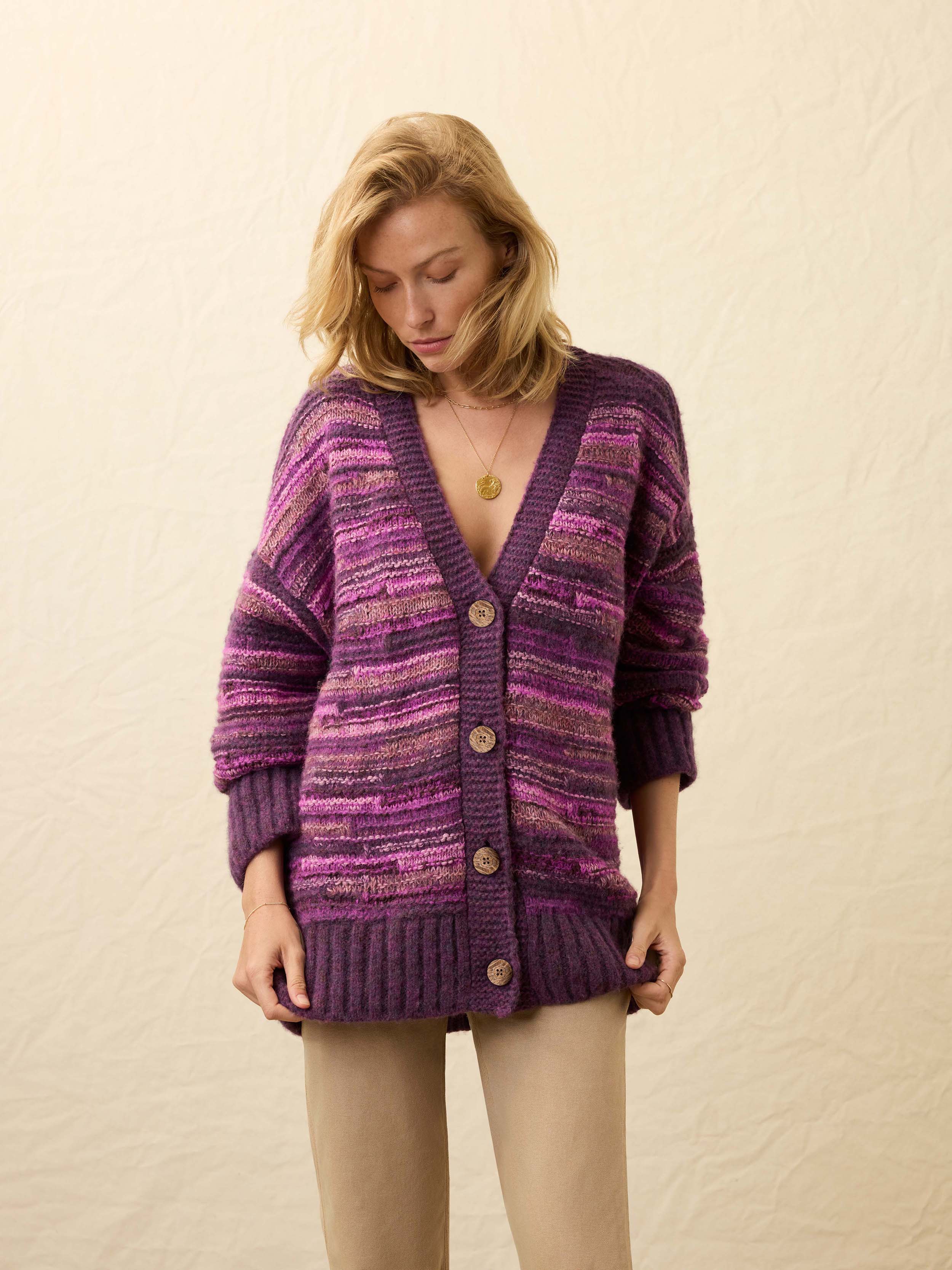 Cliffwalk Cardigan - Rose Dye Vines | Faherty Brand